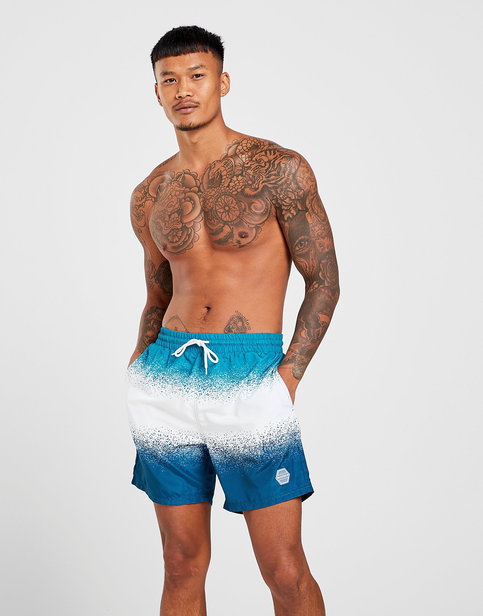 McKenzie Short de Bain Warren Homme - Only at JD - Bleu, Bleu