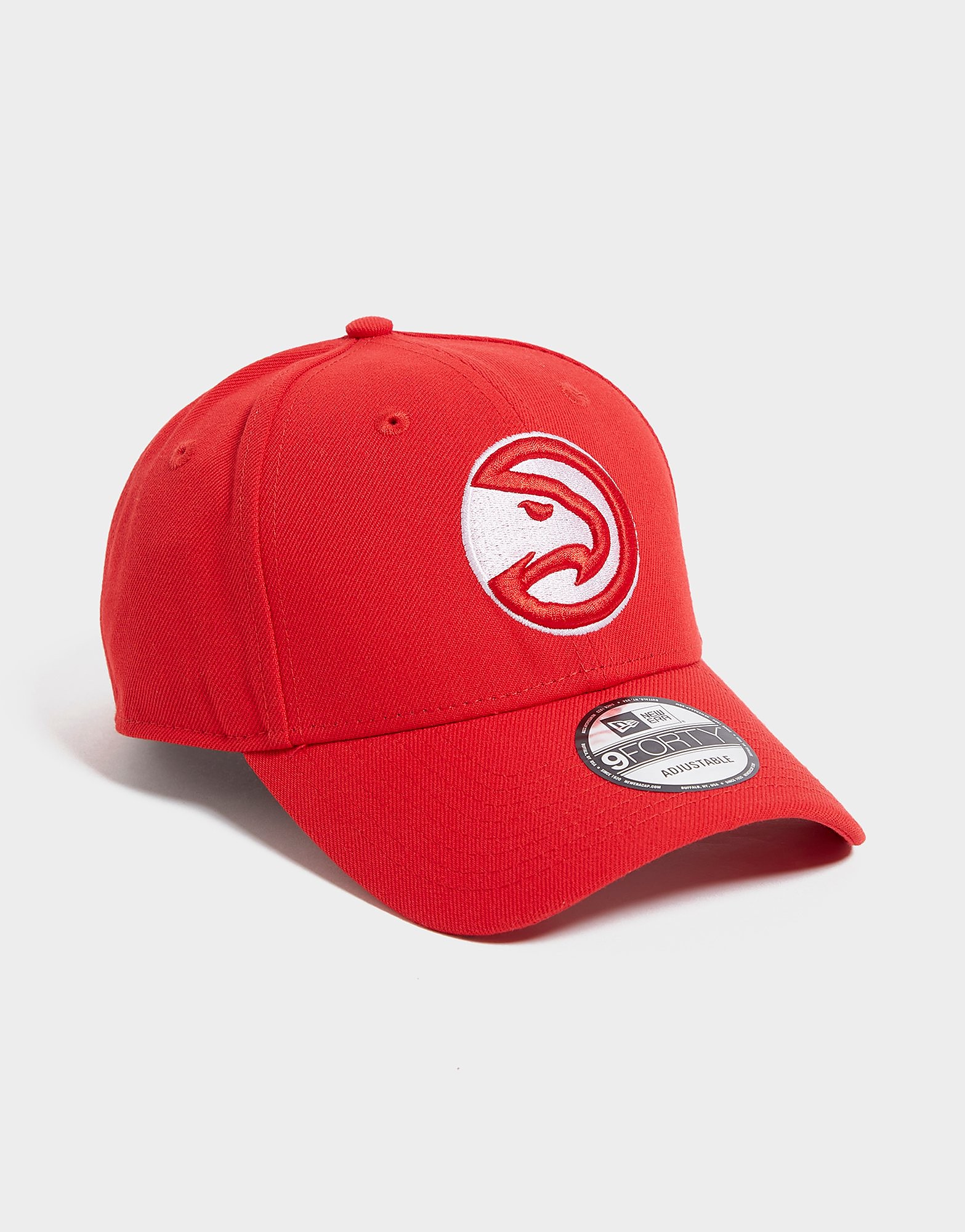 New era nba 9forty atlanta hawks lippalakki - mens, punainen, new era