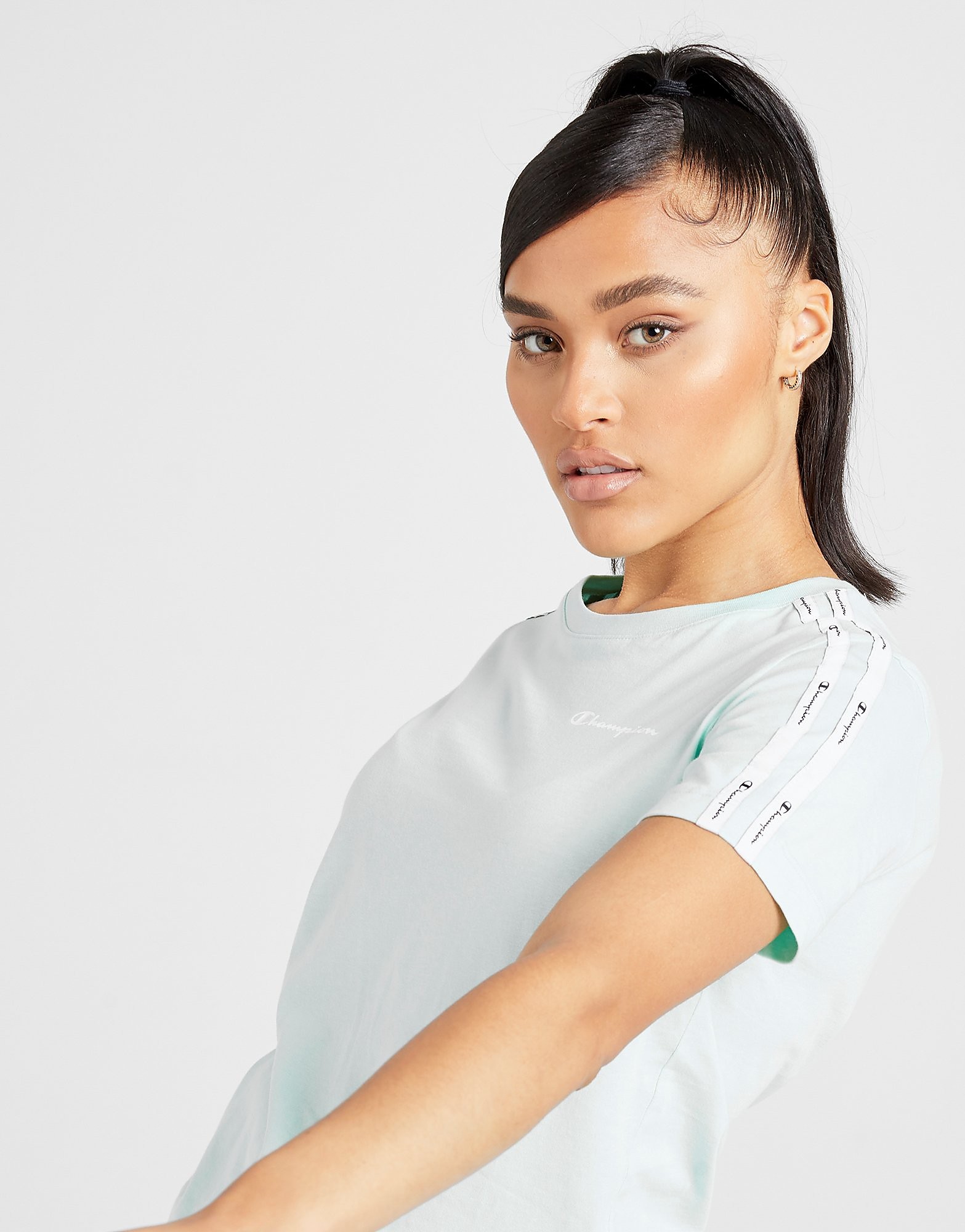 

Champion Double Tape T-Shirt - Only at JD - BLUE/White - Womens, BLUE/White