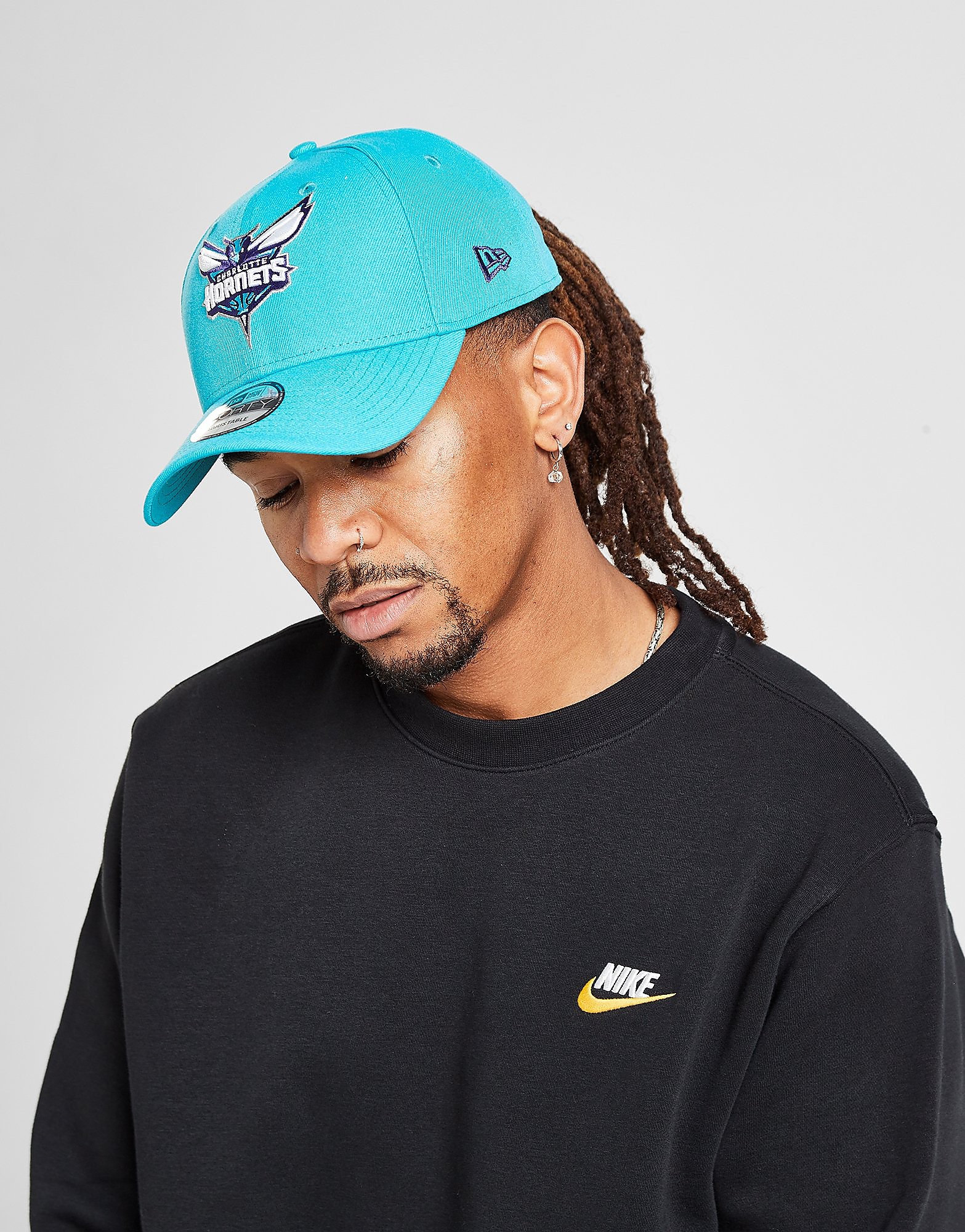 New era nba 9forty charlotte hornets lippalakki - mens, sininen, new era