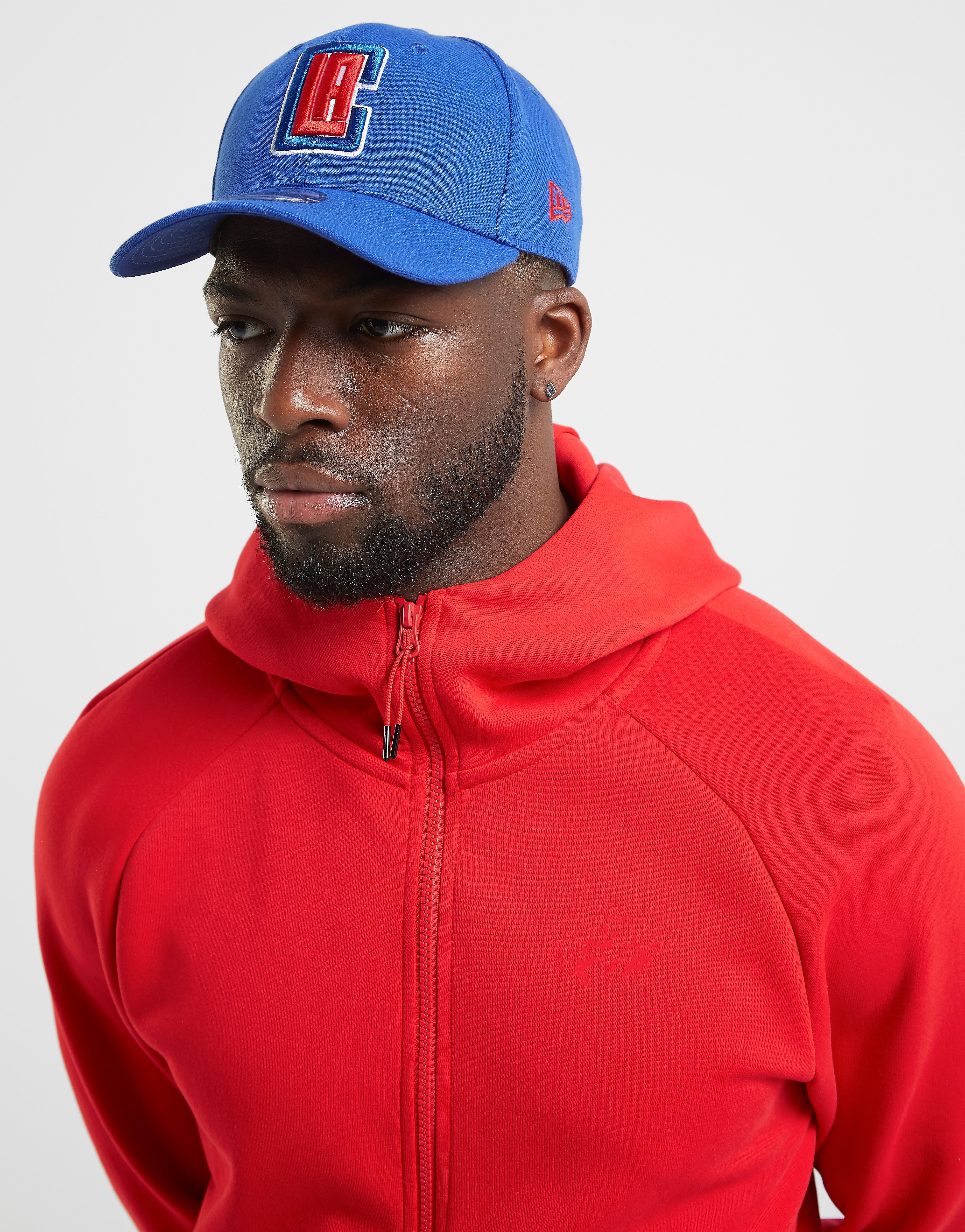 

New Era NBA LA Clippers 9FORTY Cap - Blue/Red - Womens, Blue/Red