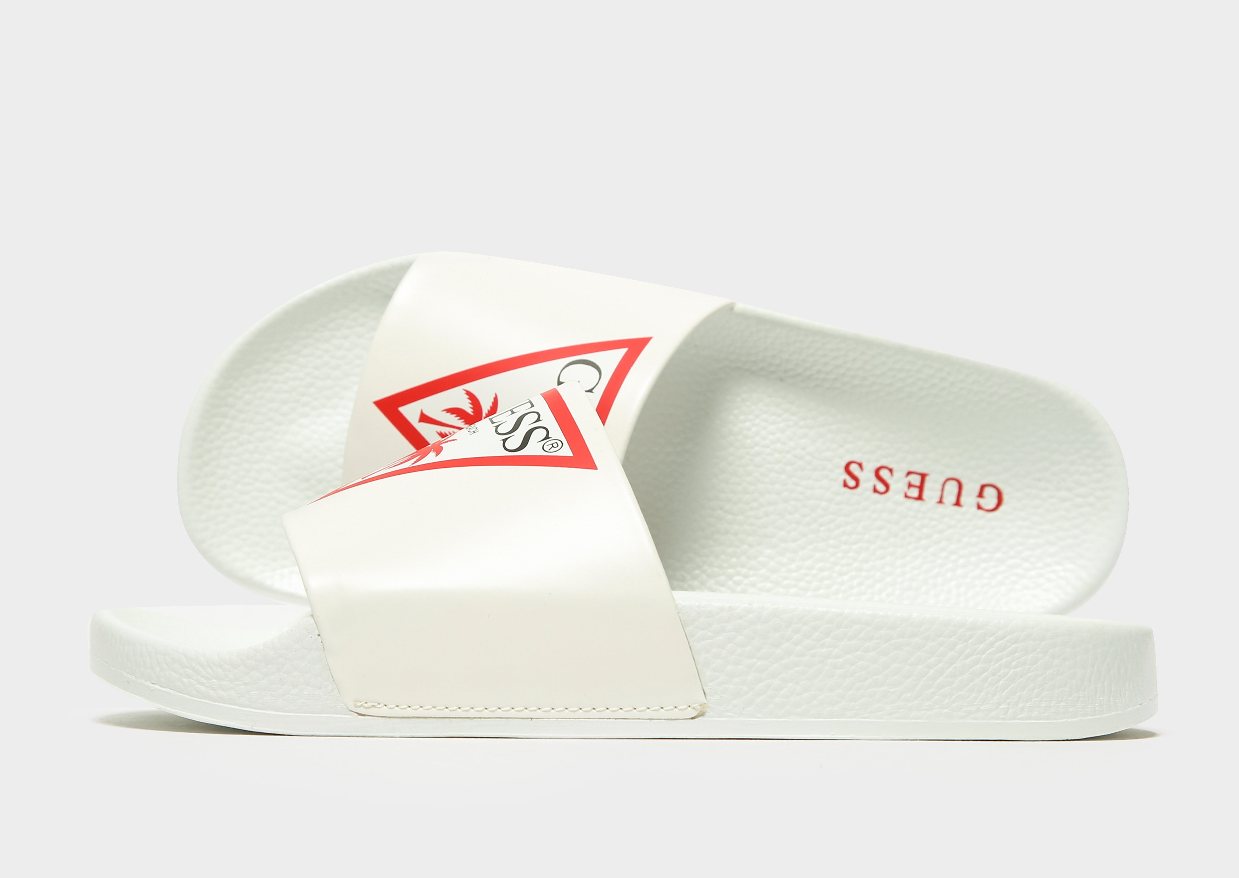 

GUESS Core Slides Women's - White/Red, White/Red