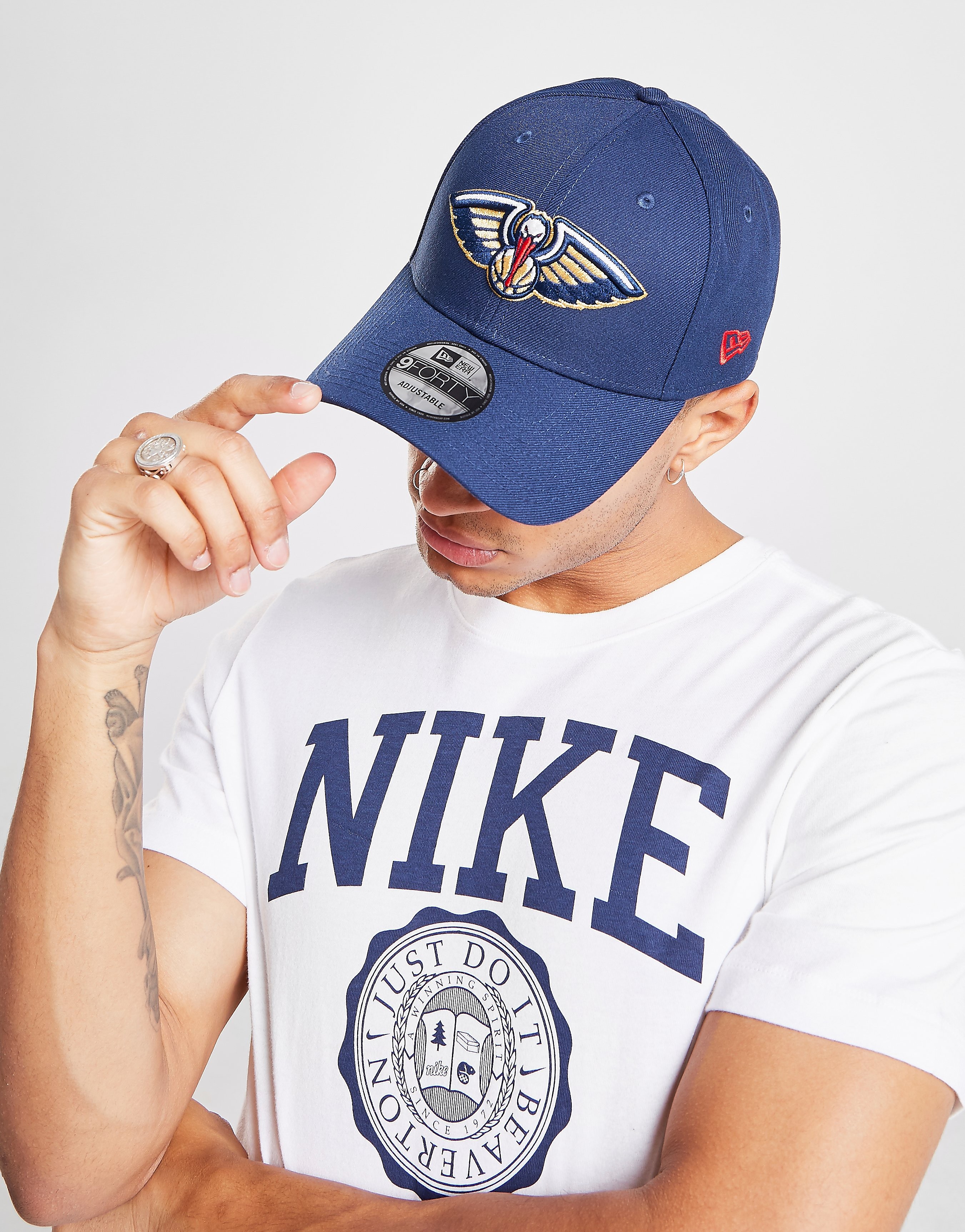 

New Era NBA 9FORTY New Orleans Pelicans Cap - Navy - Mens, Navy