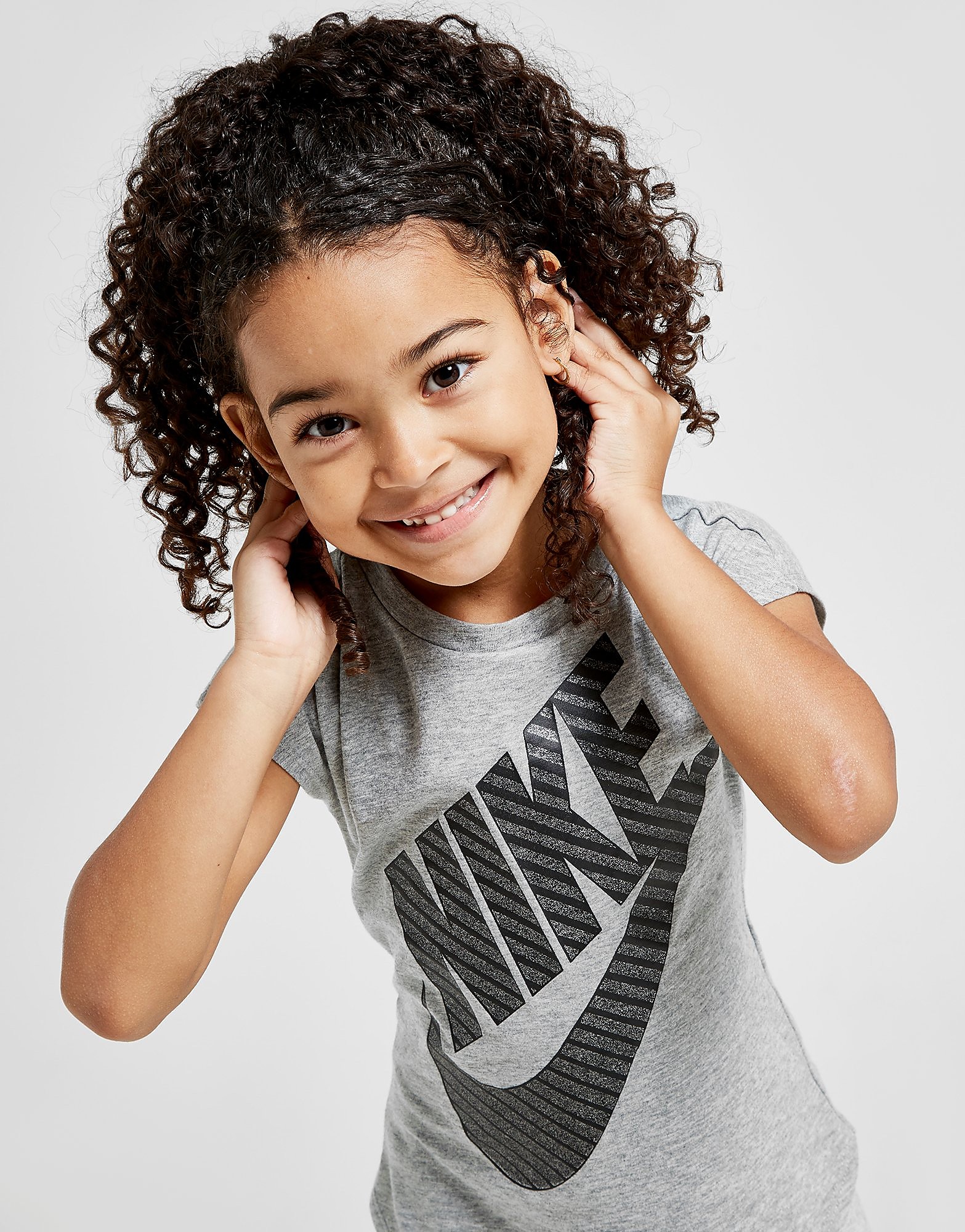 

Nike Girls' Jumbo Futura T-Shirt Children - Grey - Kids, Grey