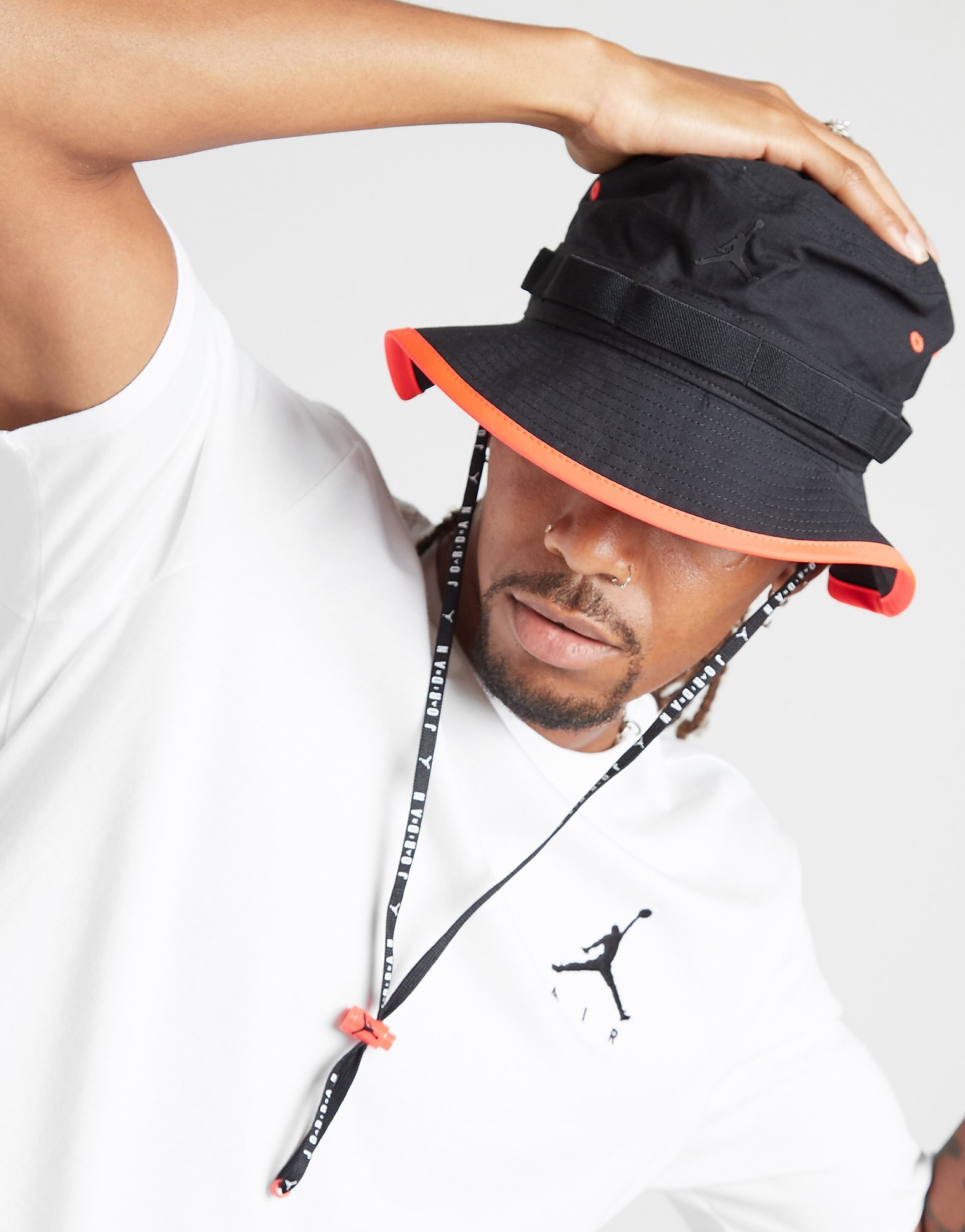 

Jordan Bucket Hat - Black/Infrared 23/Black/Red - Womens, Black/Infrared 23/Black/Red