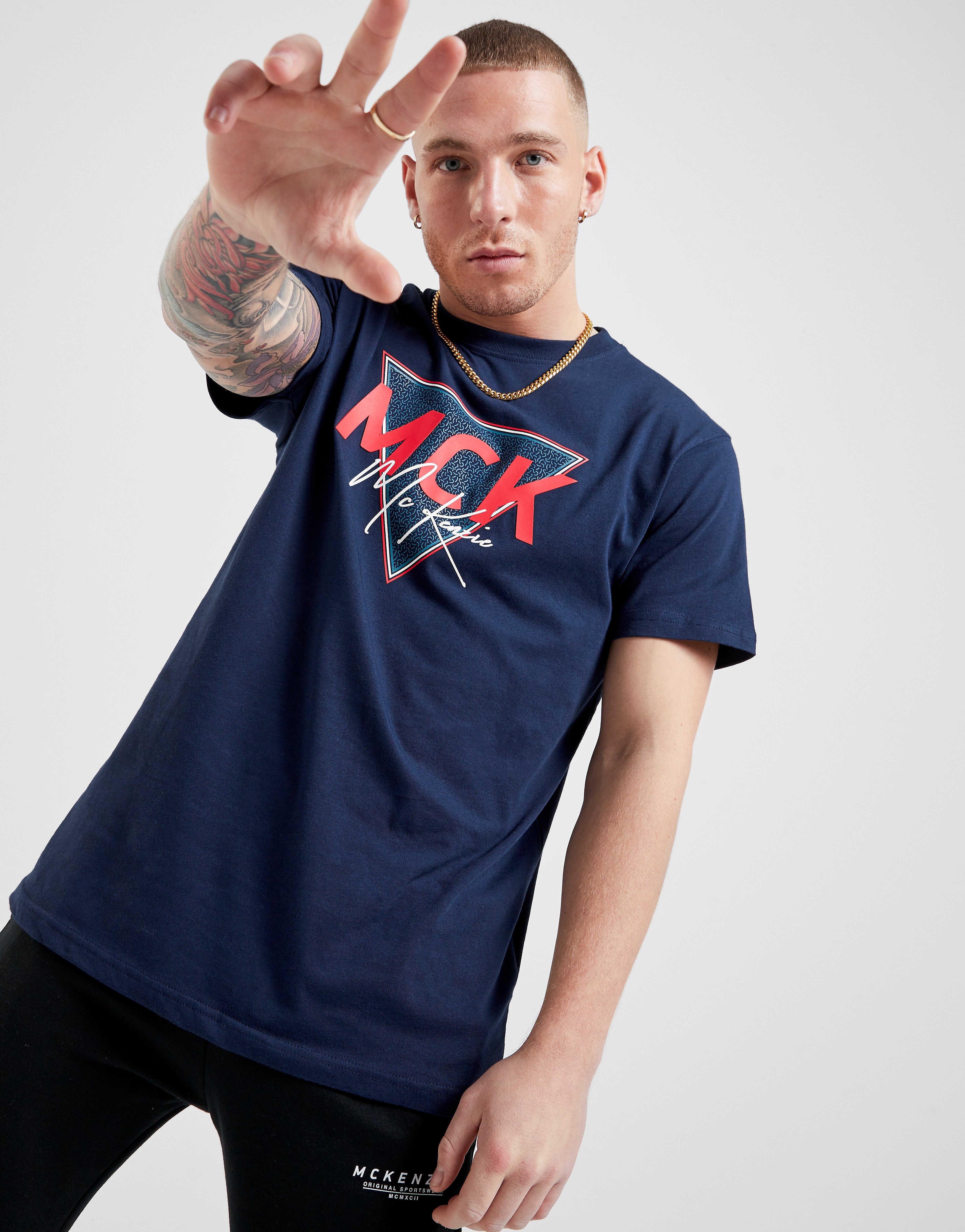

McKenzie Thomas T-Shirt - Only at JD - Blue/Red - Mens, Blue/Red