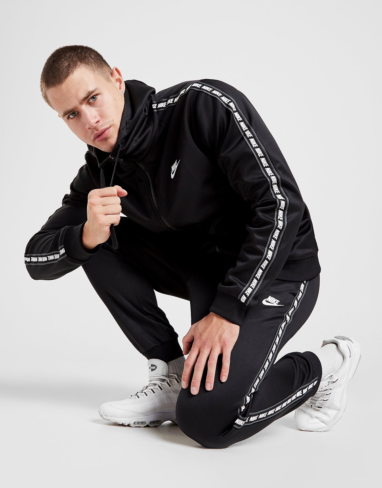 

Nike Repeat Print Track Pants - Only at JD - Black - Mens, Black
