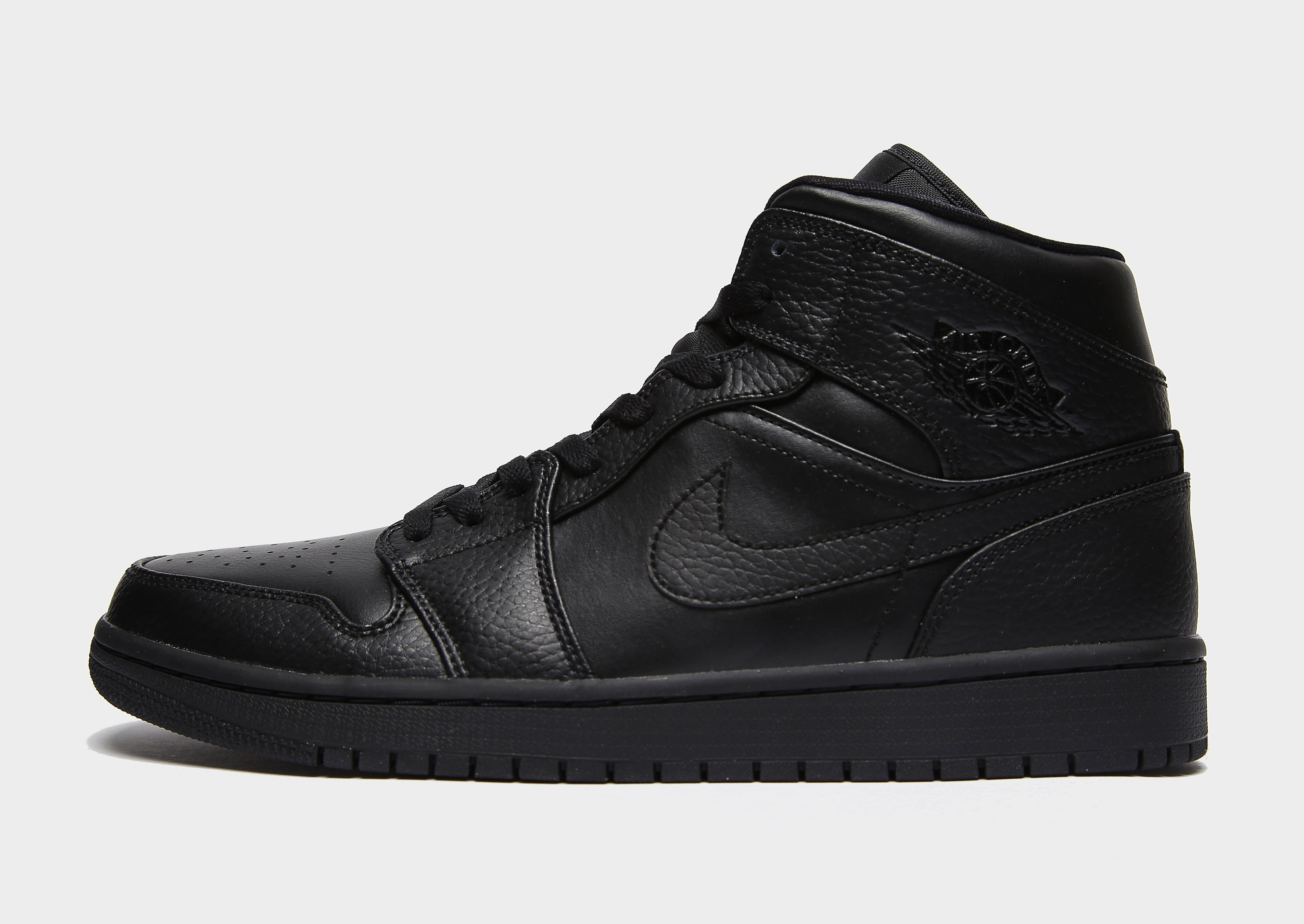 Jordan Air 1 Mid Homme - Noir, Noir