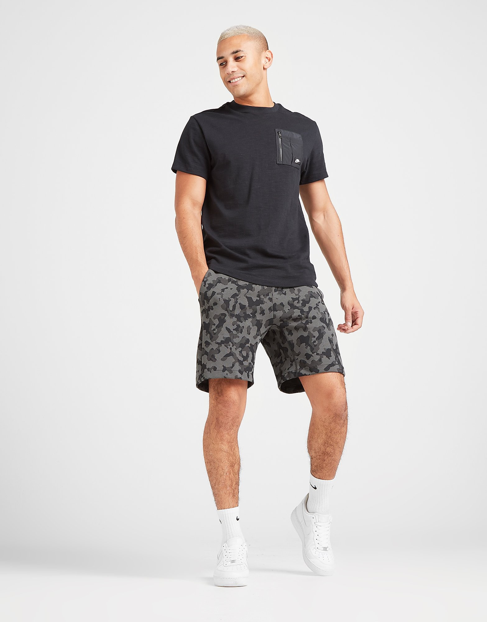 Nike Tech Fleece Shorts, Nero
