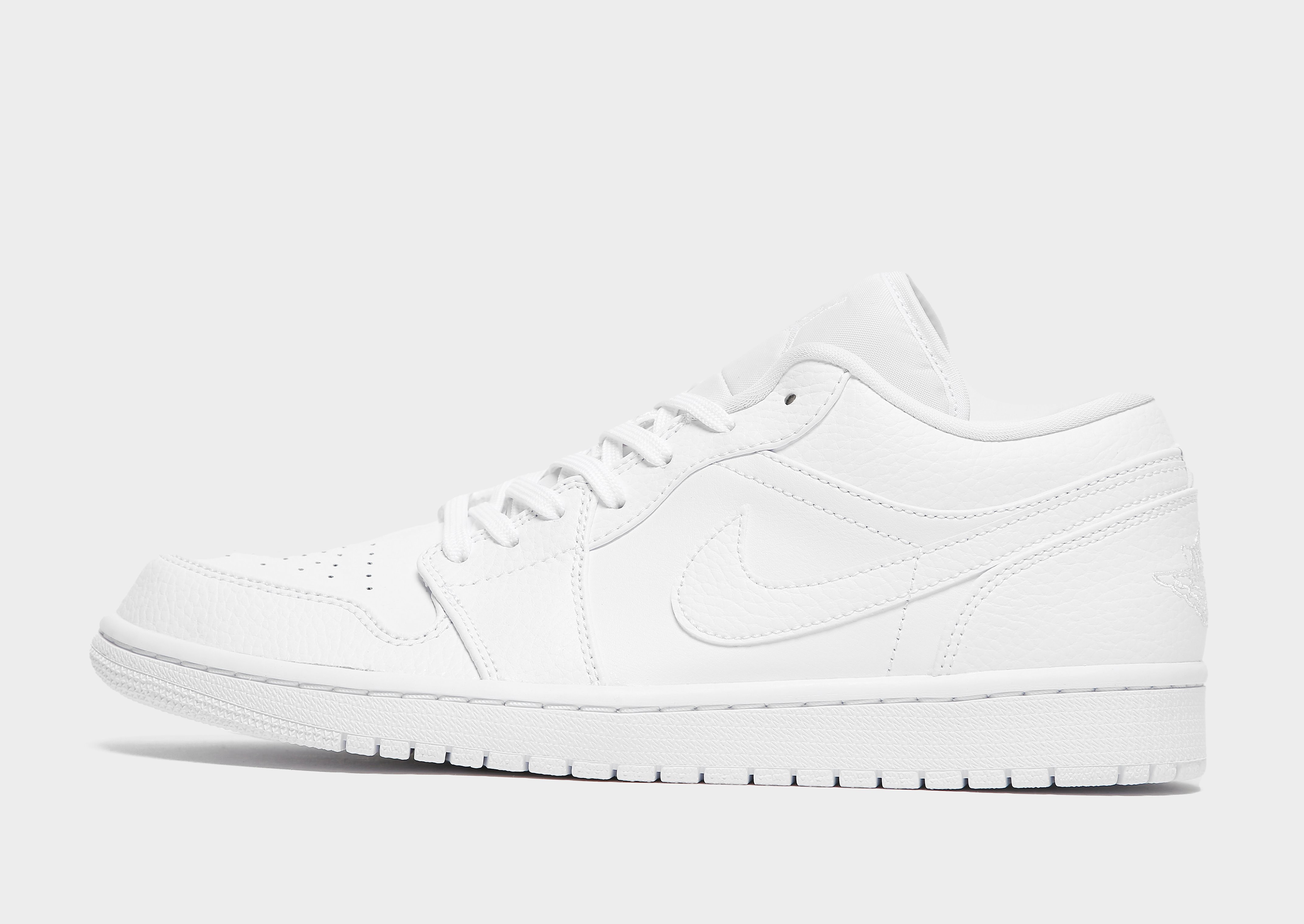 

Jordan Air 1 Low - White/White/White - Mens, White/White/White