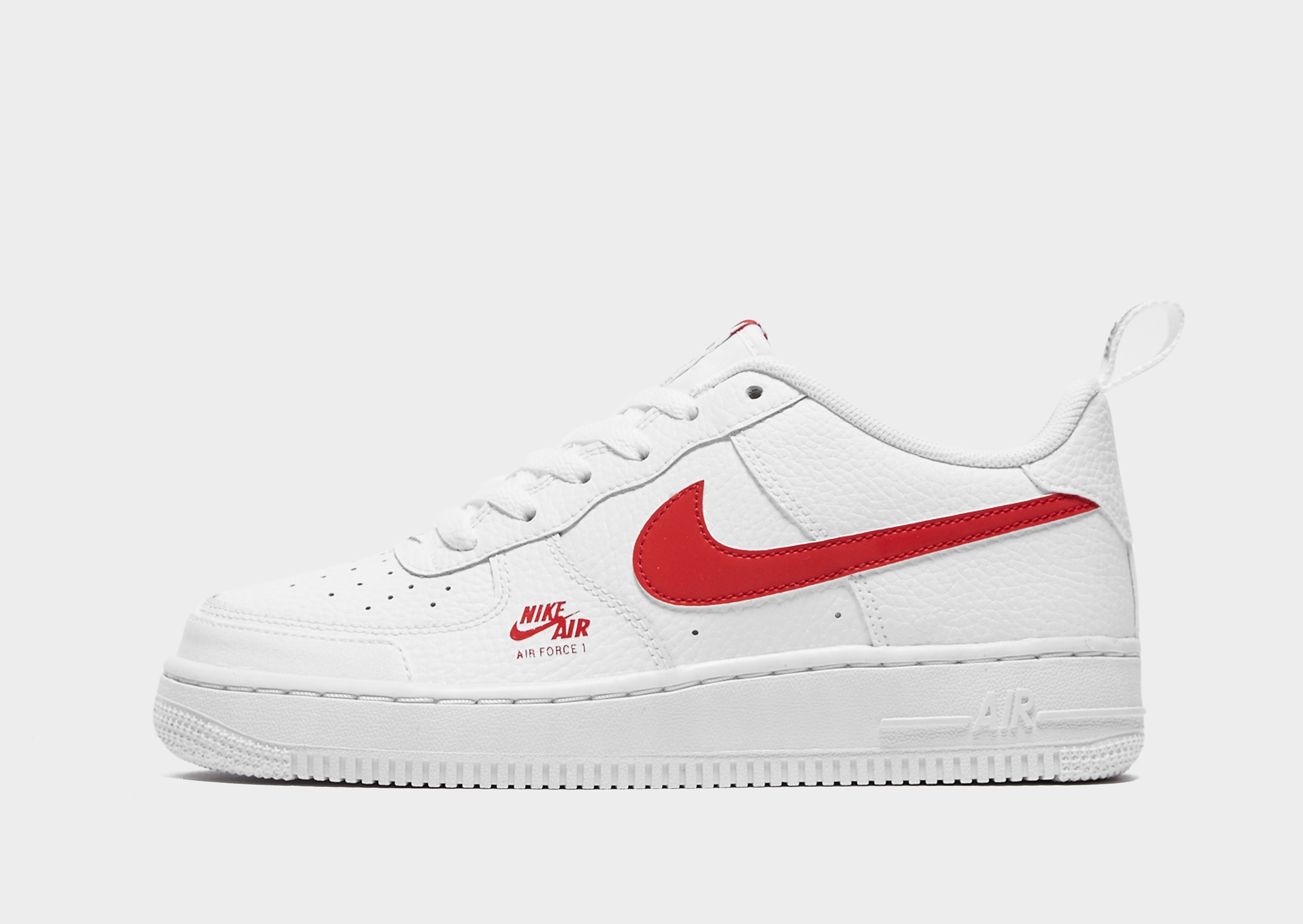 

Nike Air Force 1 Utility Junior - Only at JD - WHITE/Red - Kids, WHITE/Red