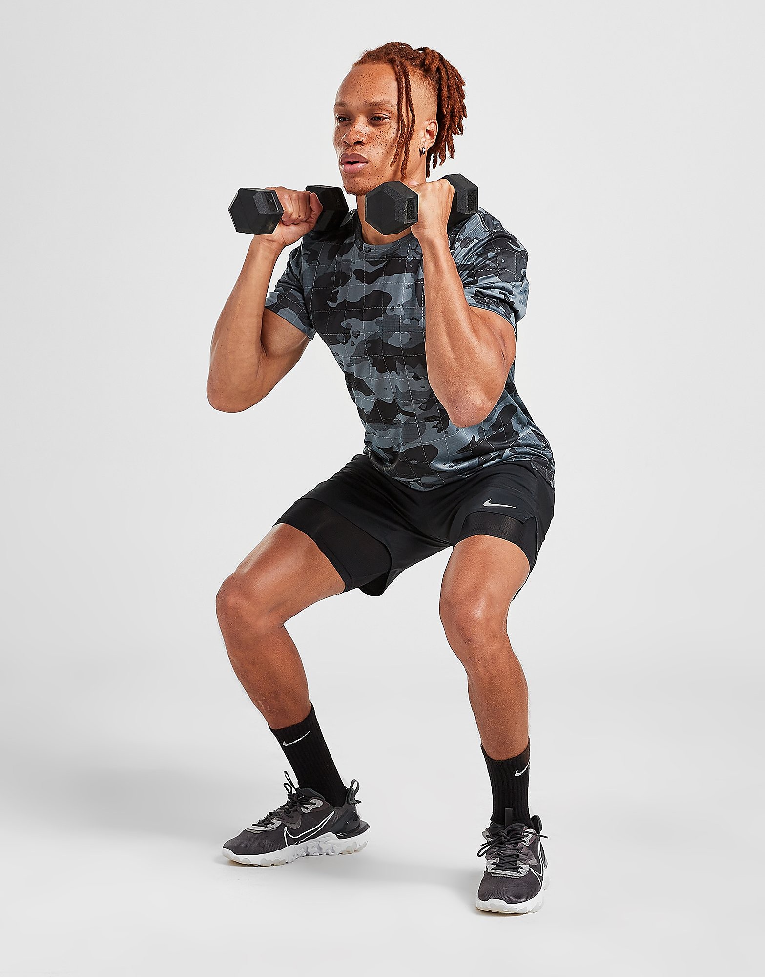 

Nike Flex Stride 2 In 1 Running Shorts - Black/Black - Mens, Black/Black