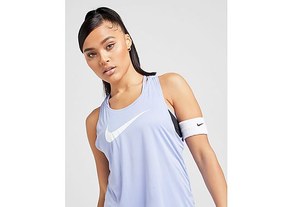 Nike Débardeur Running Miler Swoosh Femme - Light Thistle, Light Thistle