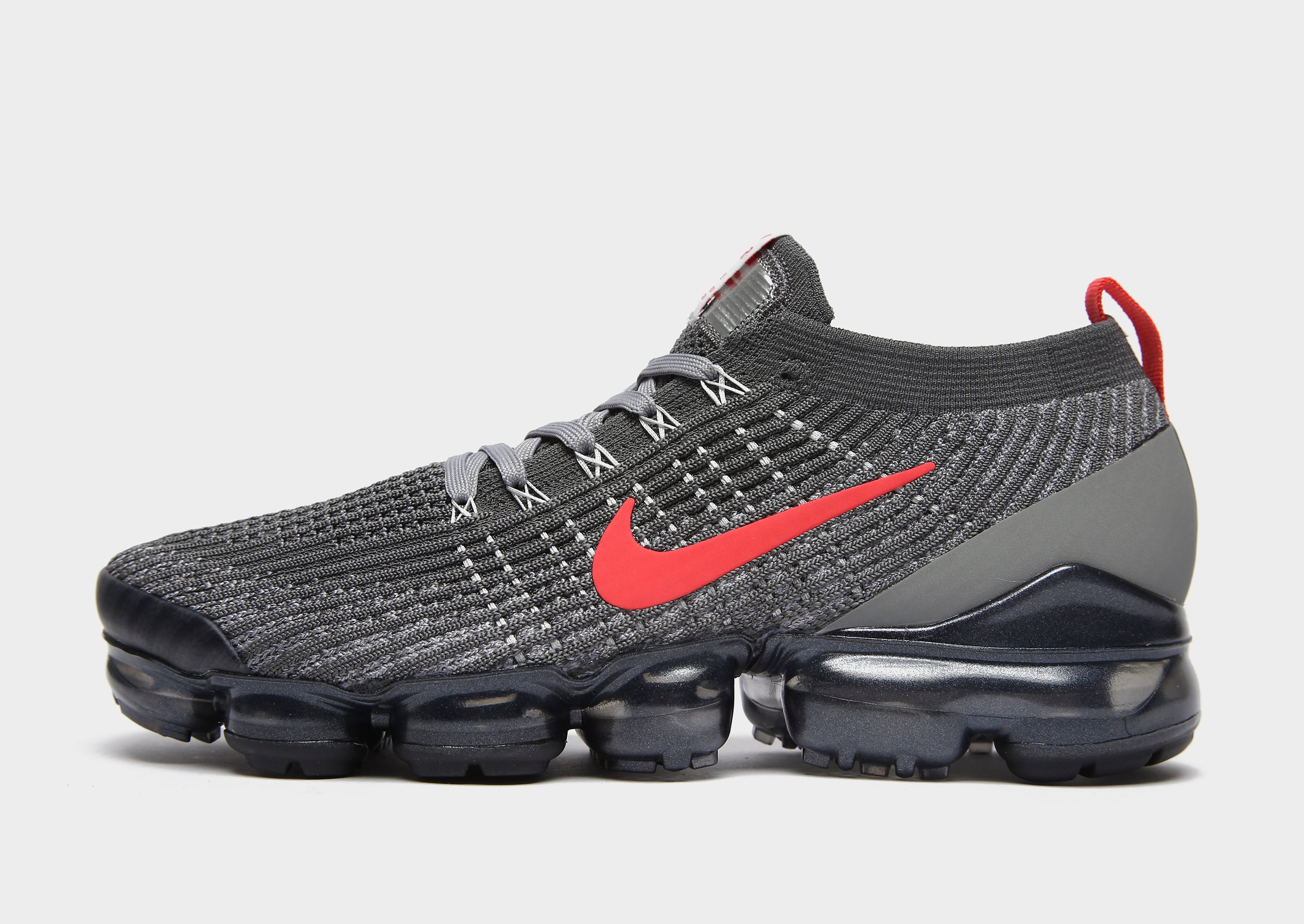 

Nike Air VaporMax Flyknit 3 - Iron Grey/Particle Grey/Anthracite/Track Red - Mens, Iron Grey/Particle Grey/Anthracite/Track Red