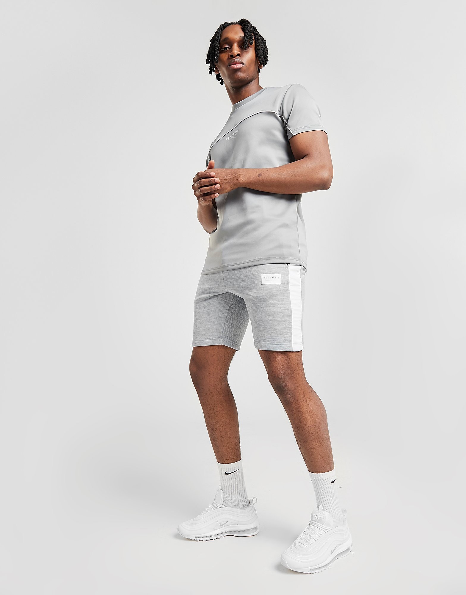 McKenzie Adley Poly Fleece Shorts - Only at JD - GREY - Mens, GREY