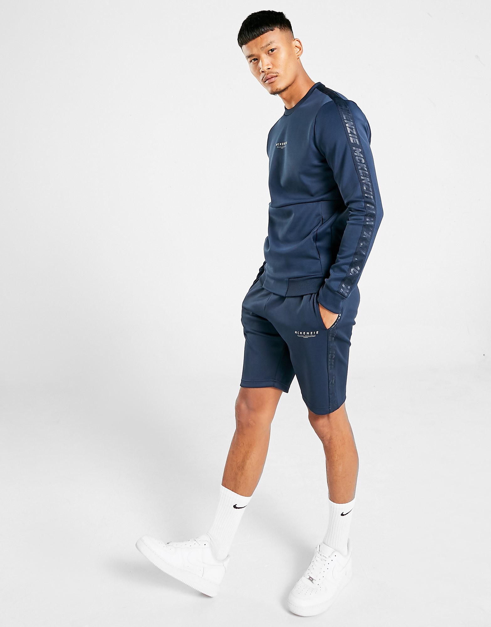 McKenzie Short Tape Core Poly Homme - Only at JD - Bleu, Bleu