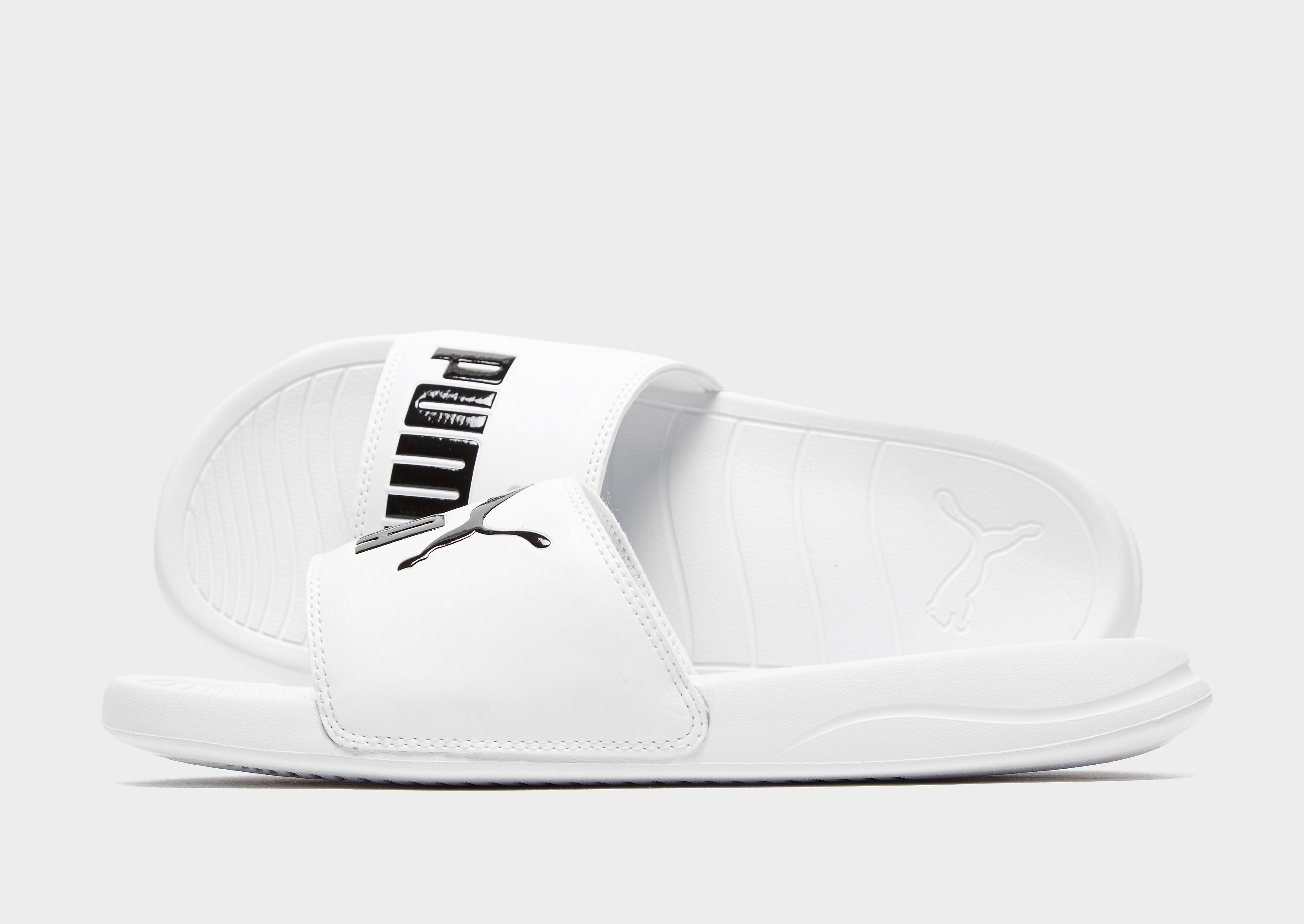 

Puma Popcat Slides - WHITE/Black - Mens, WHITE/Black