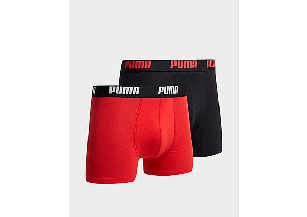 Puma 2 Pack Boxers Homme - Red/Black, Red/Black