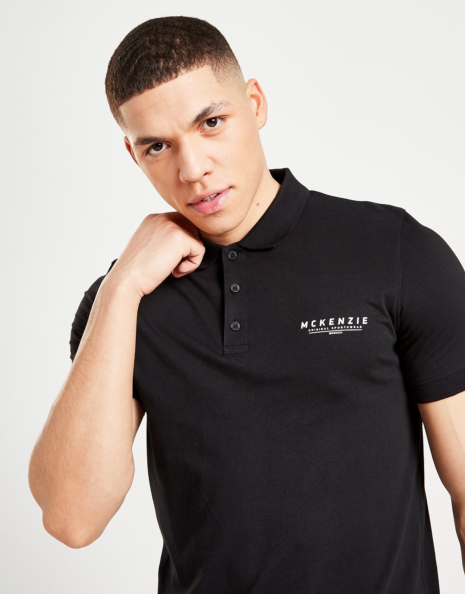 

McKenzie Essential Polo Shirt - Only at JD - BLACK - Mens, BLACK