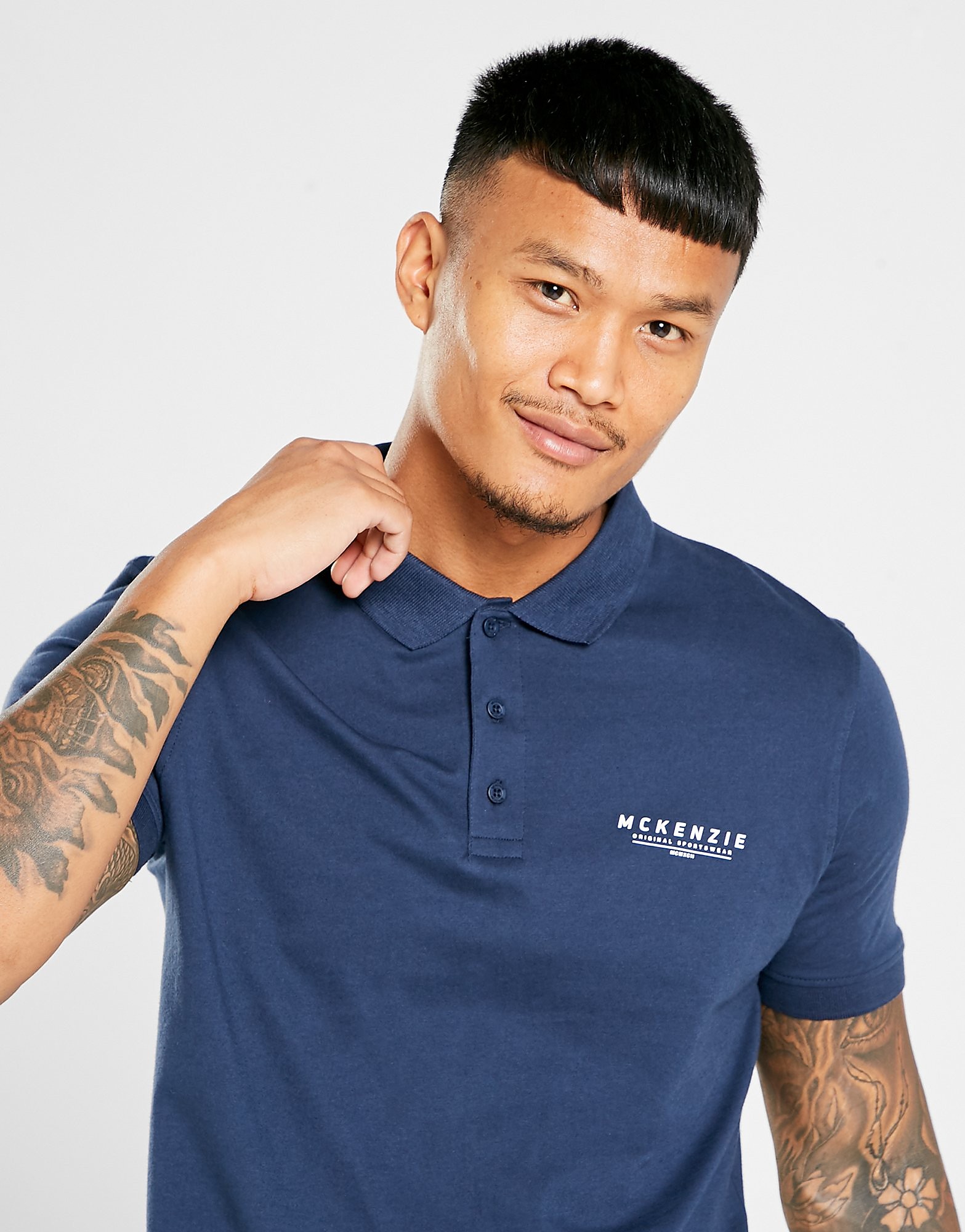 McKenzie Polo Essential Homme - Only at JD - Bleu, Bleu