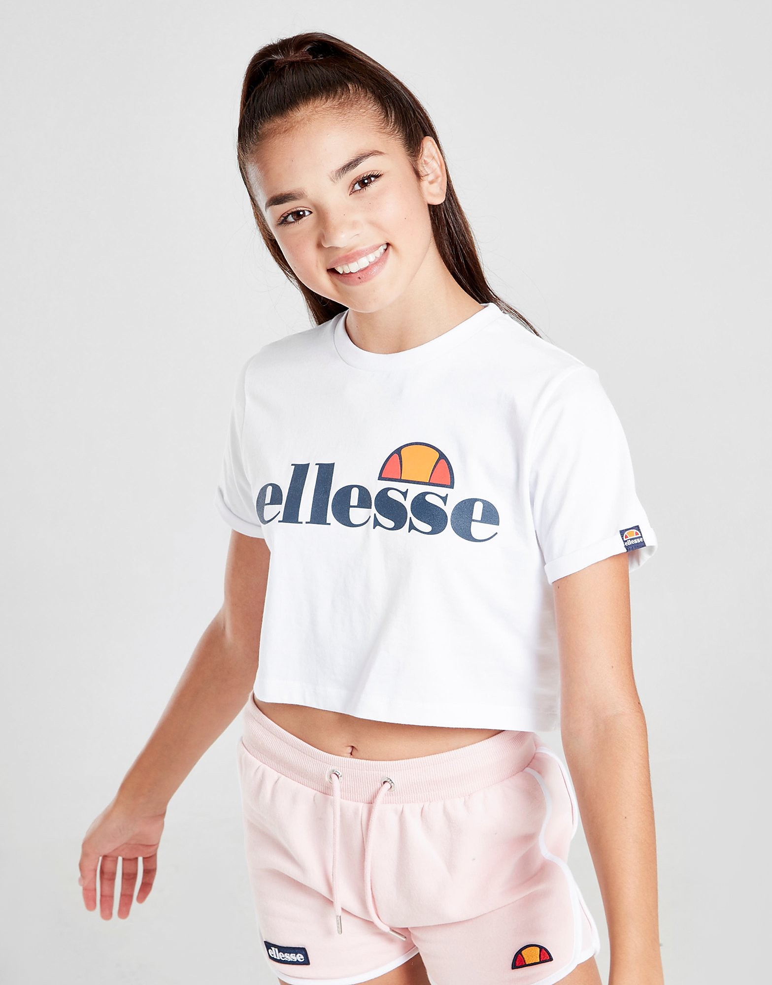 

Ellesse Girls' Nicky Crop T-Shirt Junior - White - Kids, White