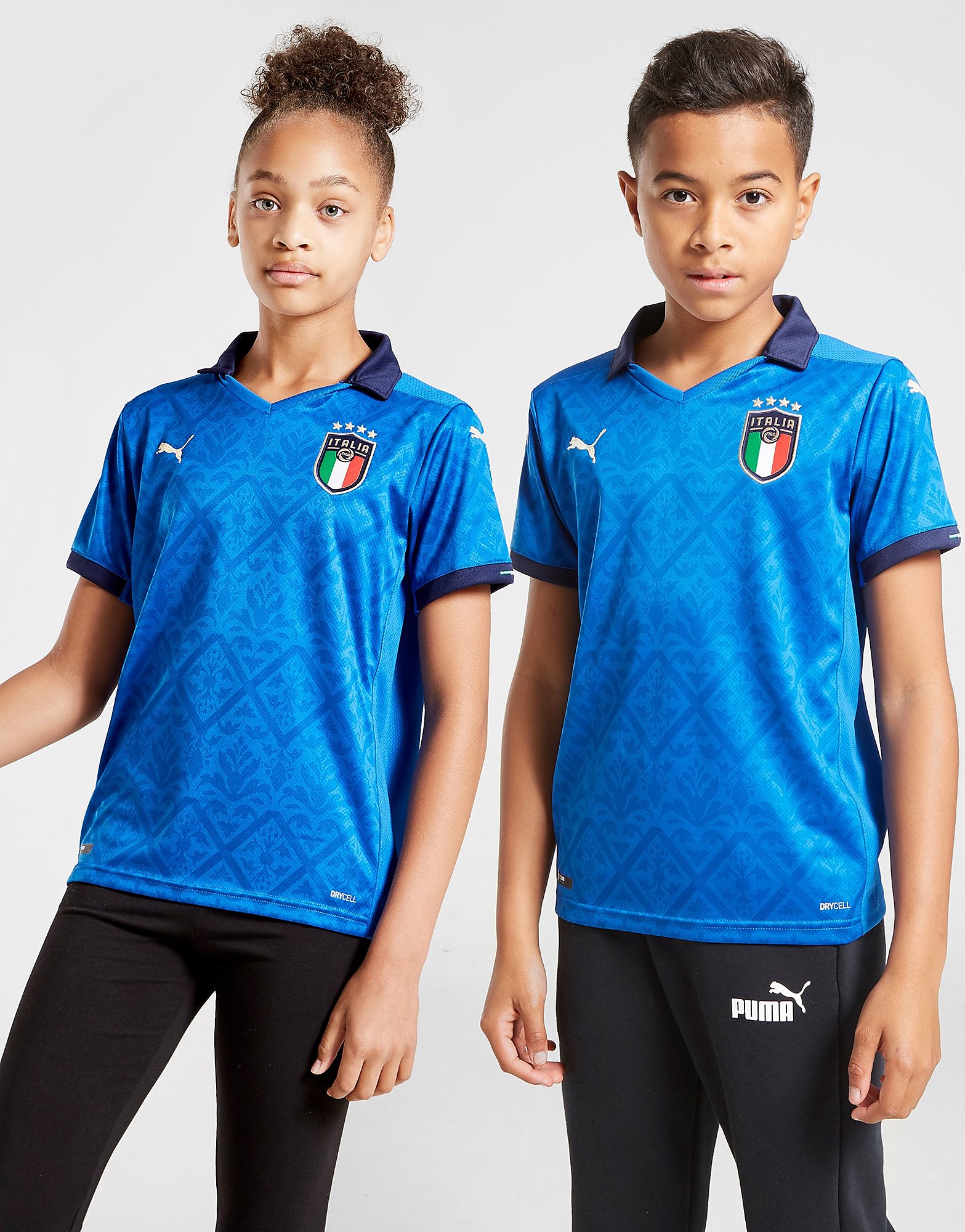 

Puma Italy 2020 Home Shirt Junior - Blue - Kids, Blue