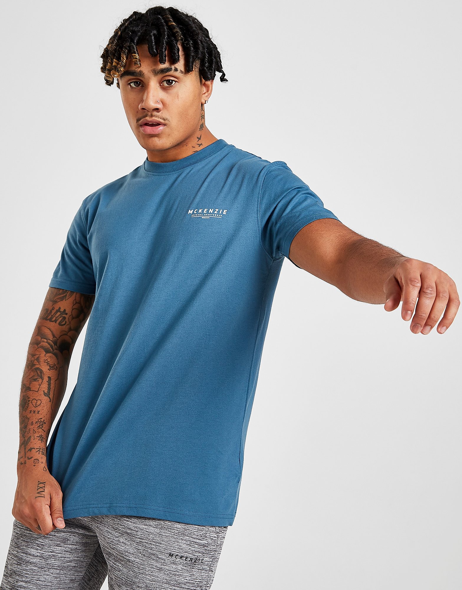 McKenzie T-shirt Essential Homme - Bleu, Bleu