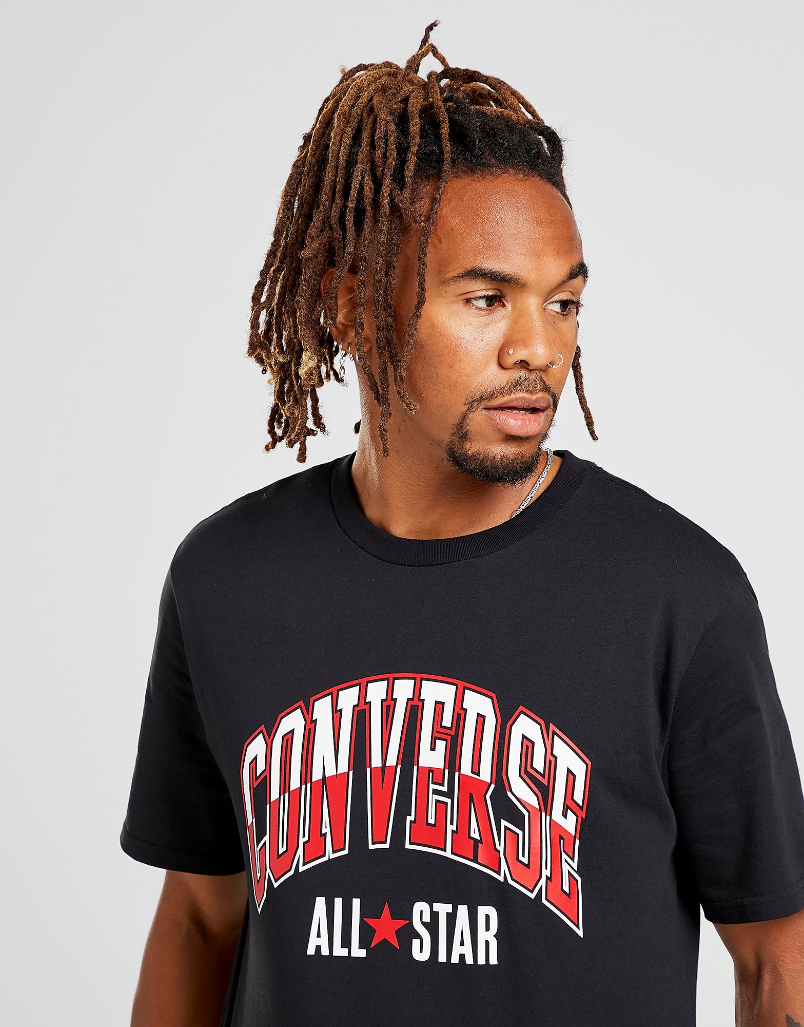 

Converse Large Split Logo T-Shirt Men's - Black, Black