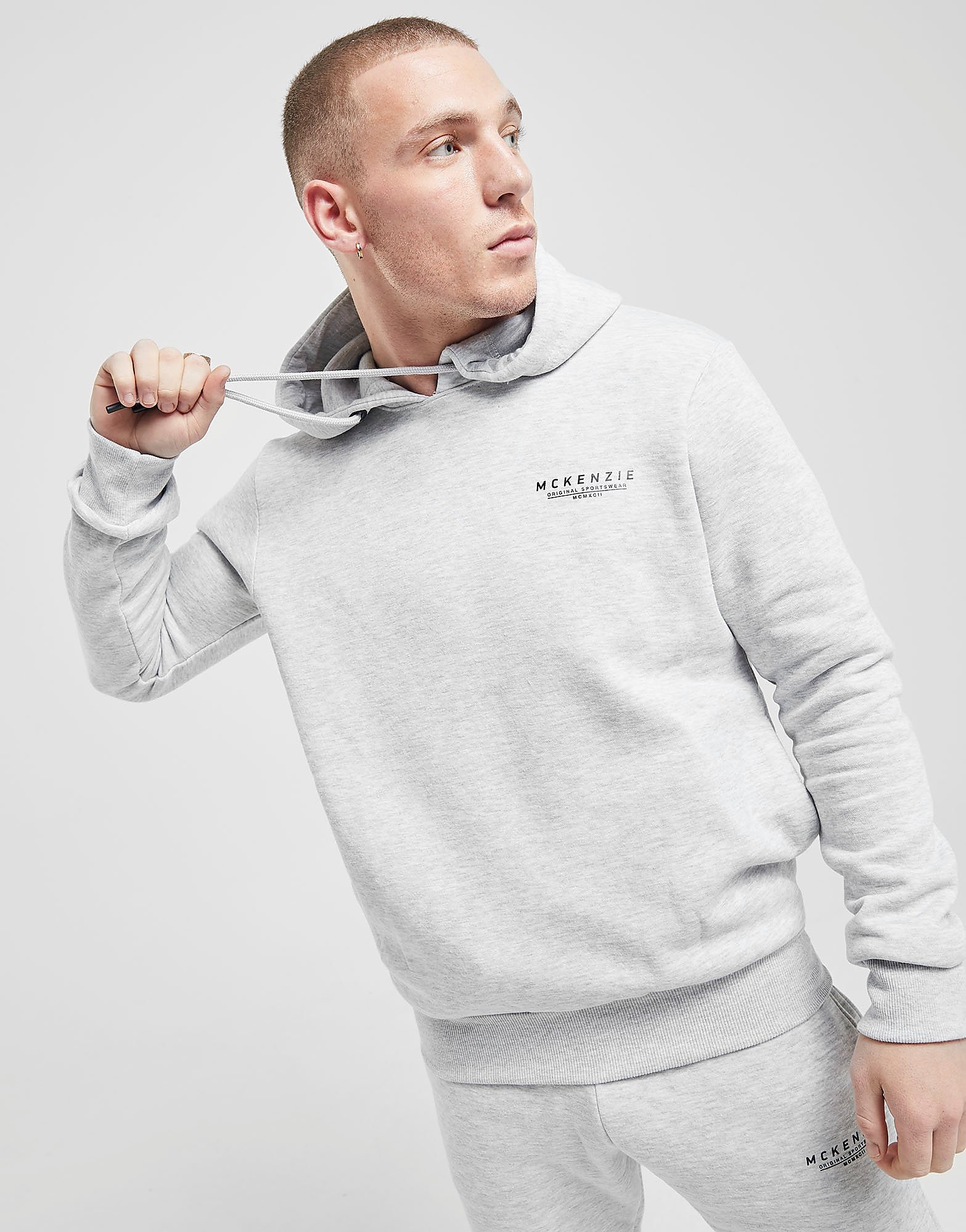 

McKenzie Essential Overhead Hoodie - Only at JD - Grey - Mens, Grey