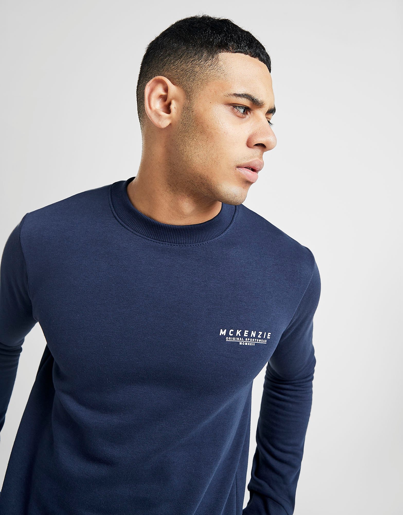 

McKenzie Essential Crew Sweatshirt - Only at JD - Blue - Mens, Blue