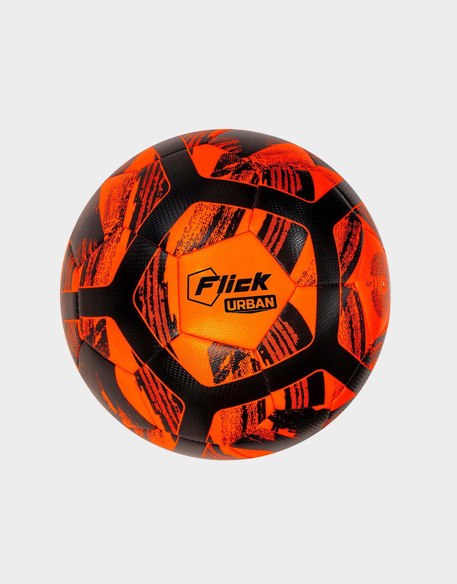 

Football Flick Urban Football (Size 4) - Orange/Black - Kids, Orange/Black