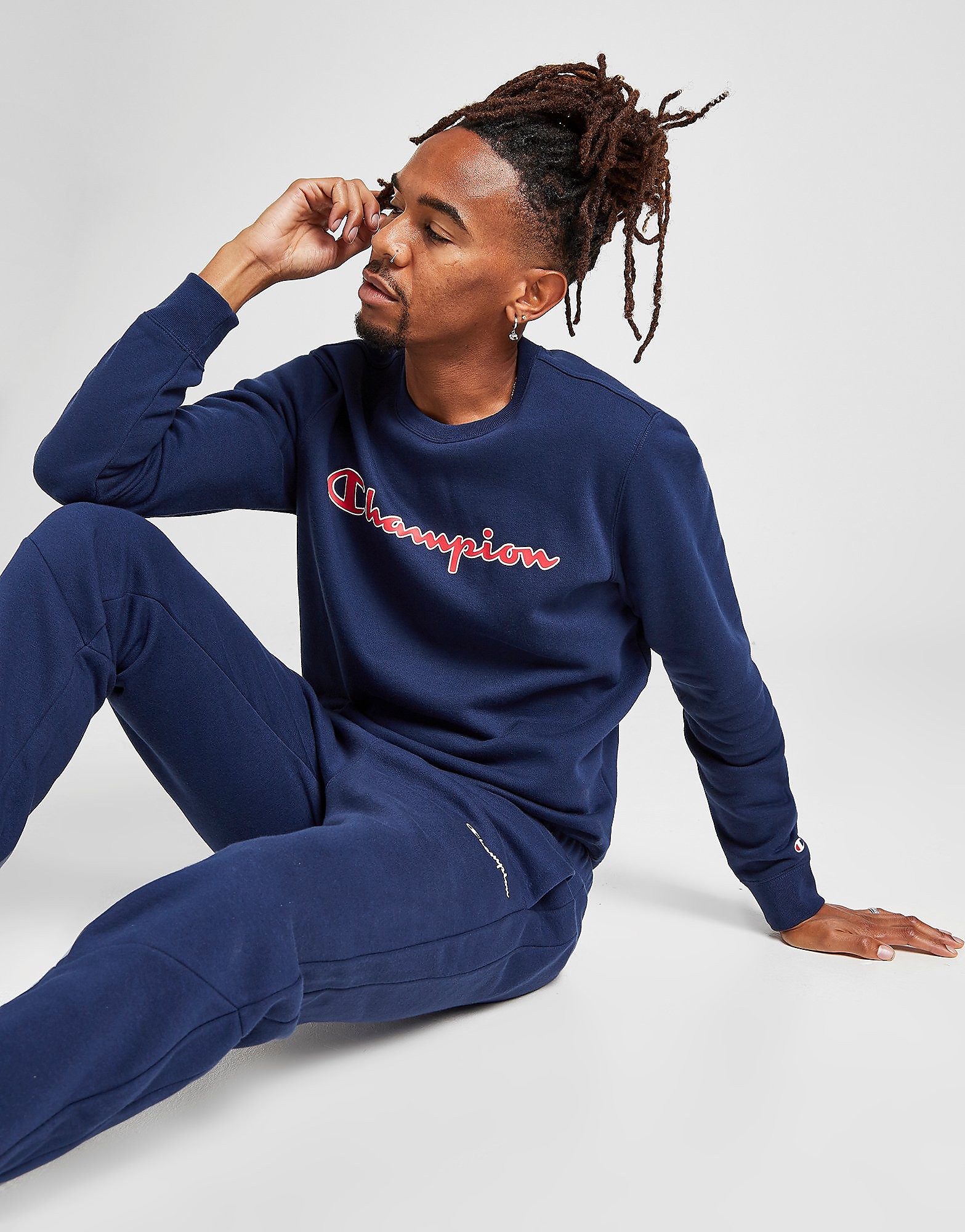 

Champion Core Crew Sweatshirt - Only at JD - Blue - Mens, Blue