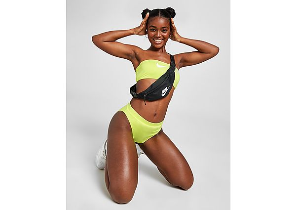 Nike Bas de Bikini Swoosh Taille Haute Femme