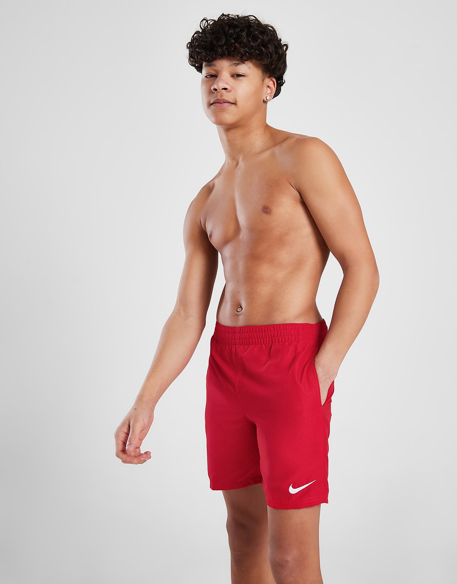 Nike core swim shorts junior - kids, punainen, nike
