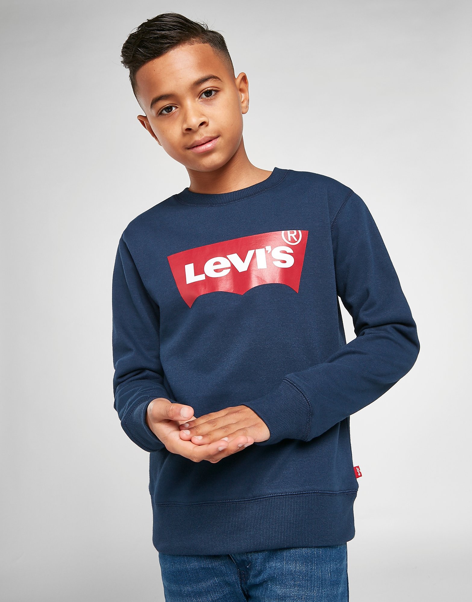 

Levis Batwing Crew Sweatshirt Junior - Blue - Kids, Blue