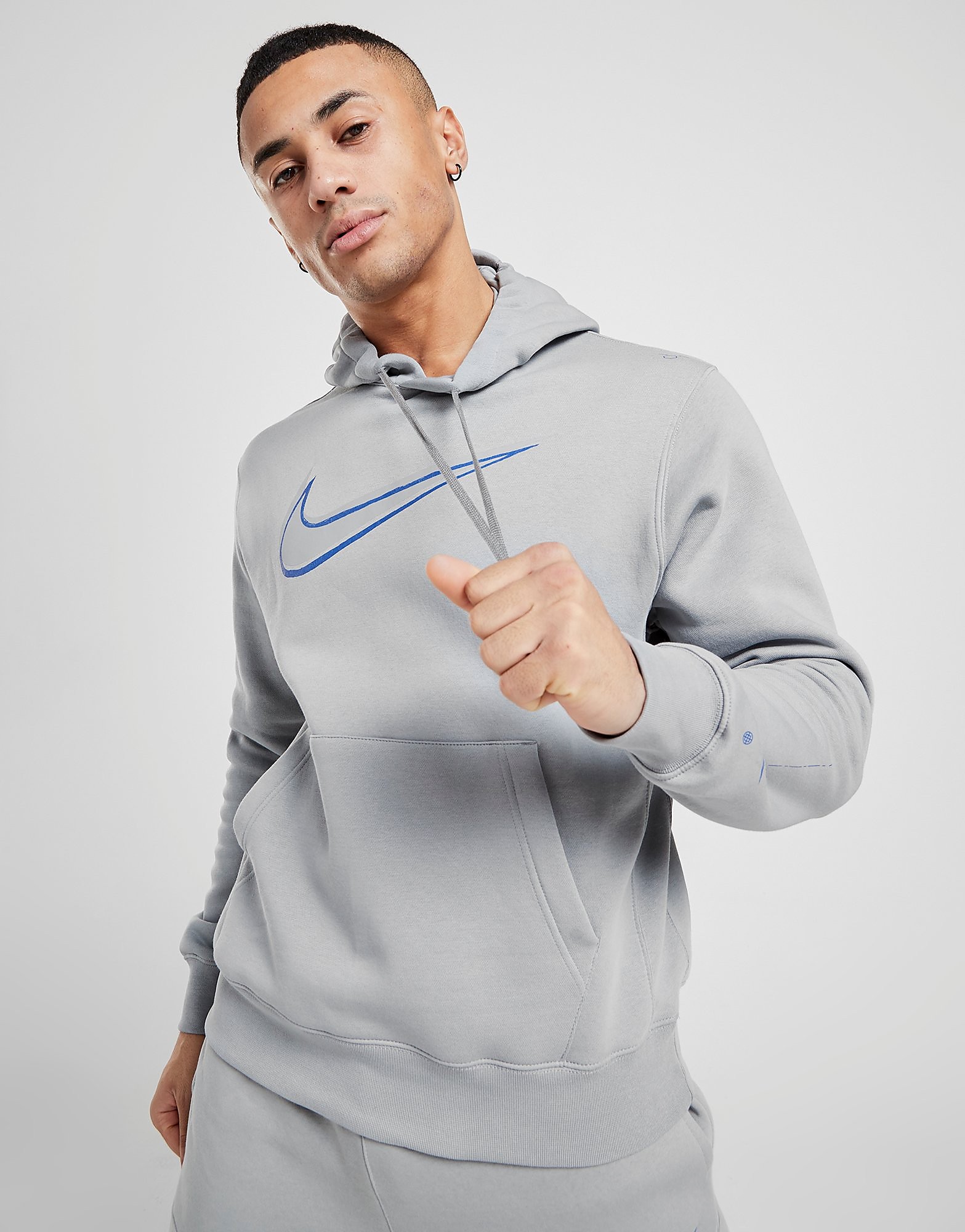 

Nike Grid Overhead Hoodie - Particle Grey - Mens, Particle Grey