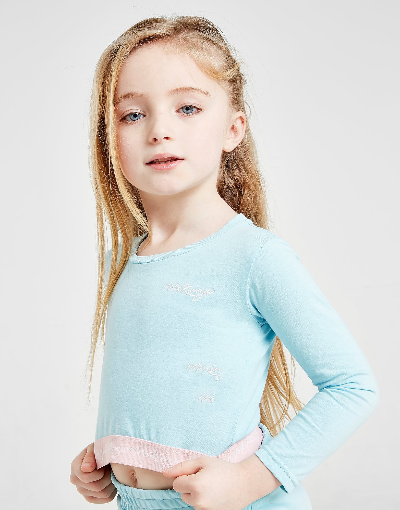 

McKenzie Girls' Charlotte Long Sleeve T-Shirt Children - BLUE - Kids, BLUE