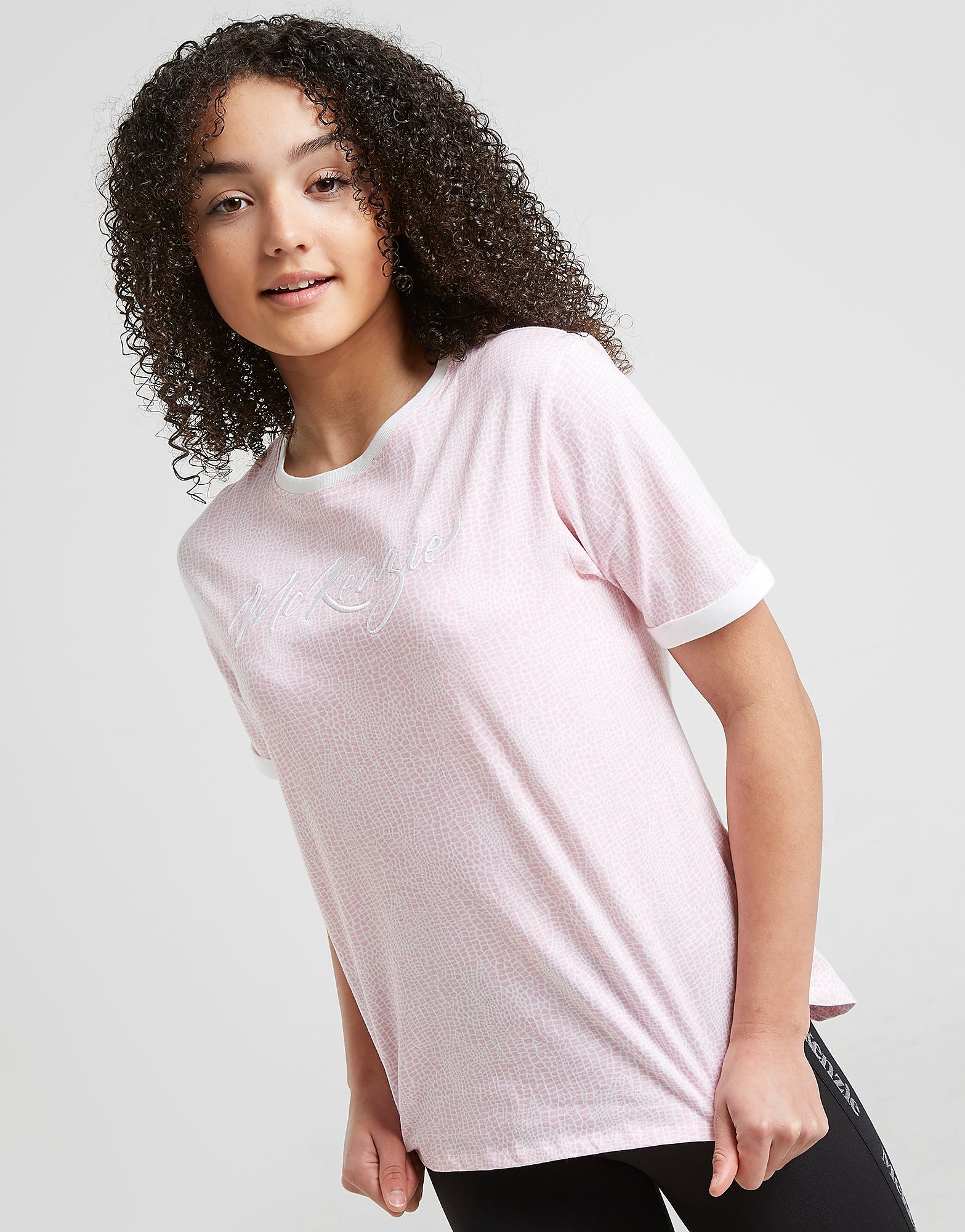 

McKenzie Girls' Berth All Over Print T-Shirt Junior - PINK - Kids, PINK