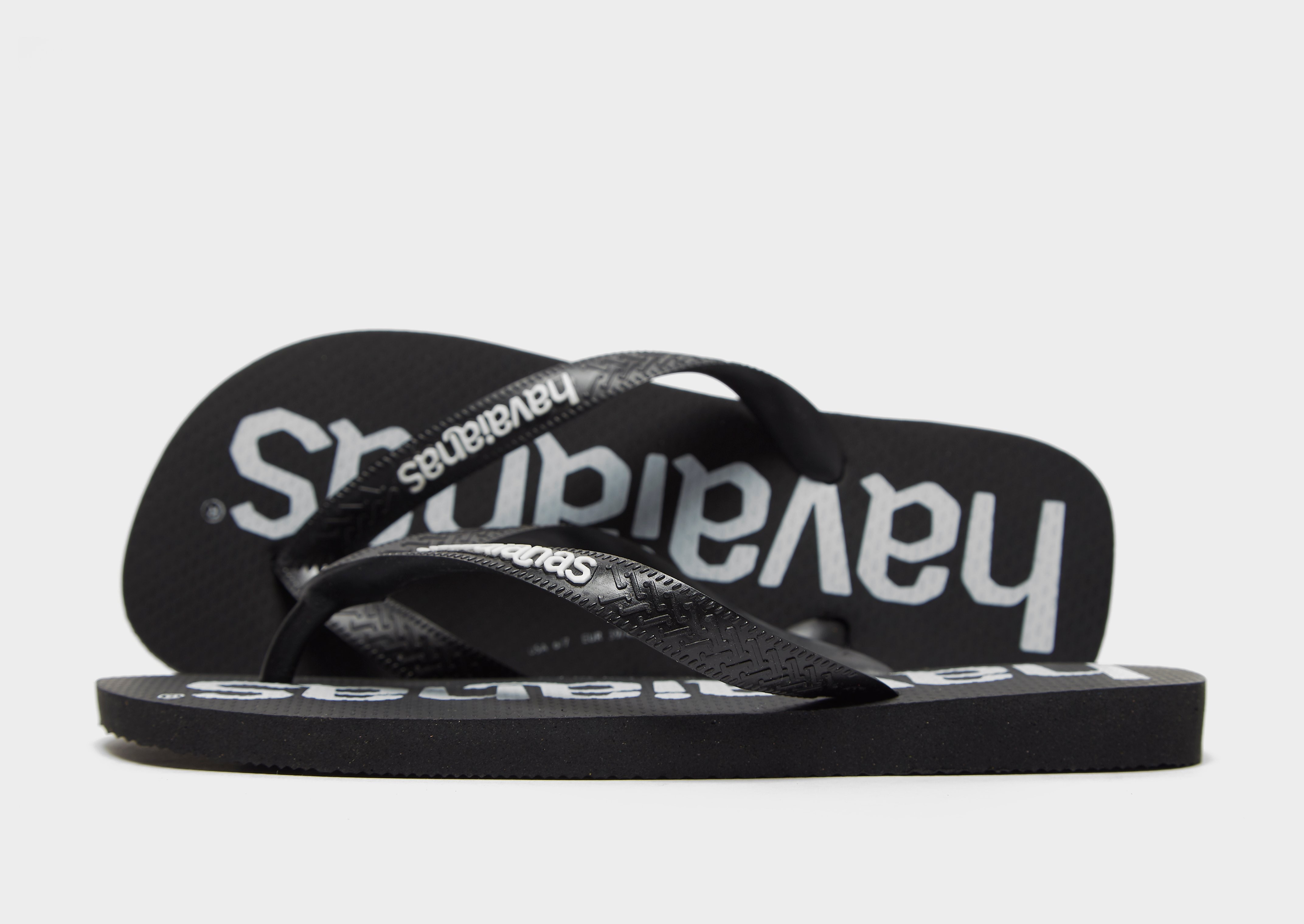 

Havaianas Logomania Flip Flops Women's - Black, Black
