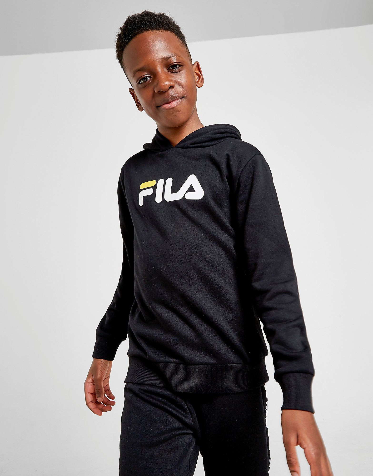

Fila Cairo Core Overhead Hoodie Junior - Black/White/Yellow - Kids, Black/White/Yellow