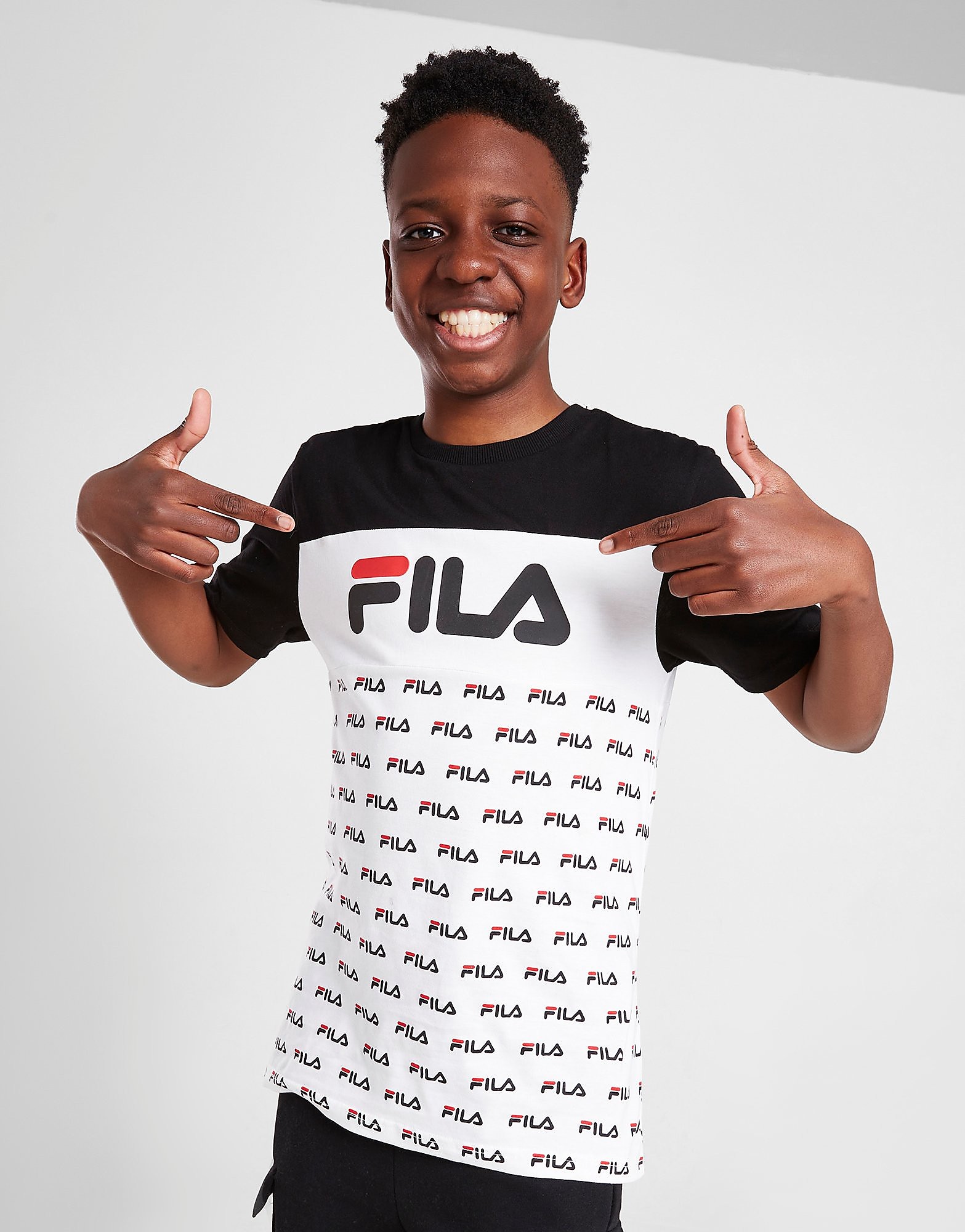 

Fila Zachy T-Shirt Junior - Only at JD - White - Kids, White