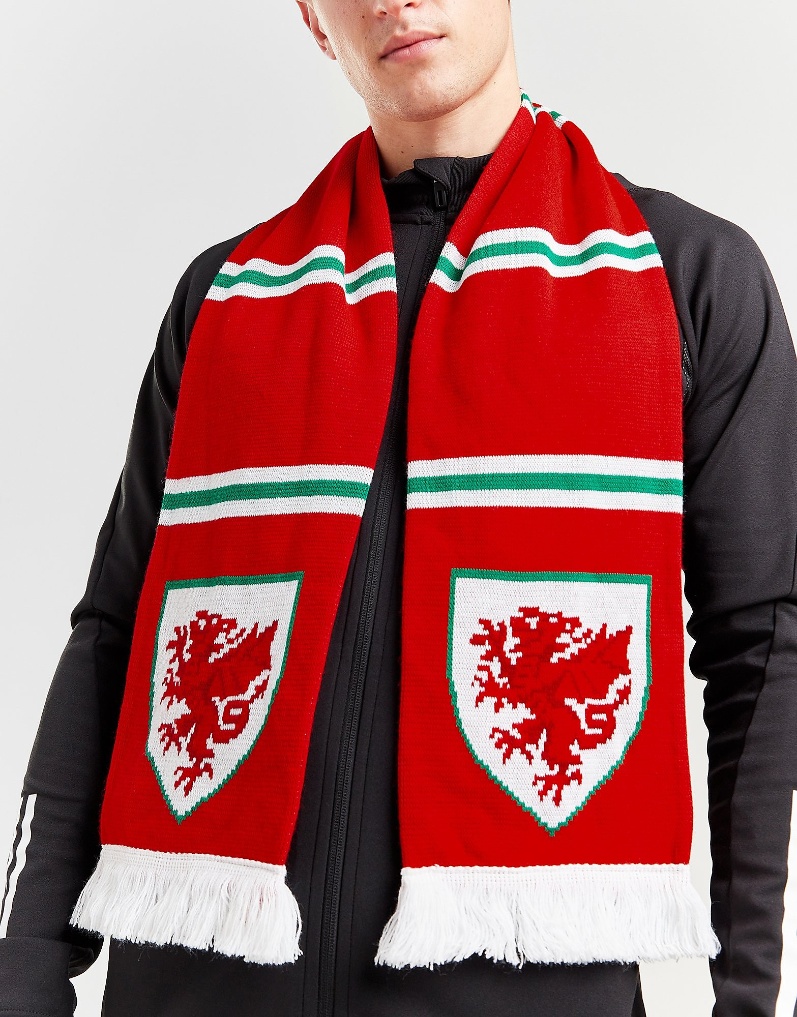 

Official Team Wales Bar Scarf - Red - Mens, Red