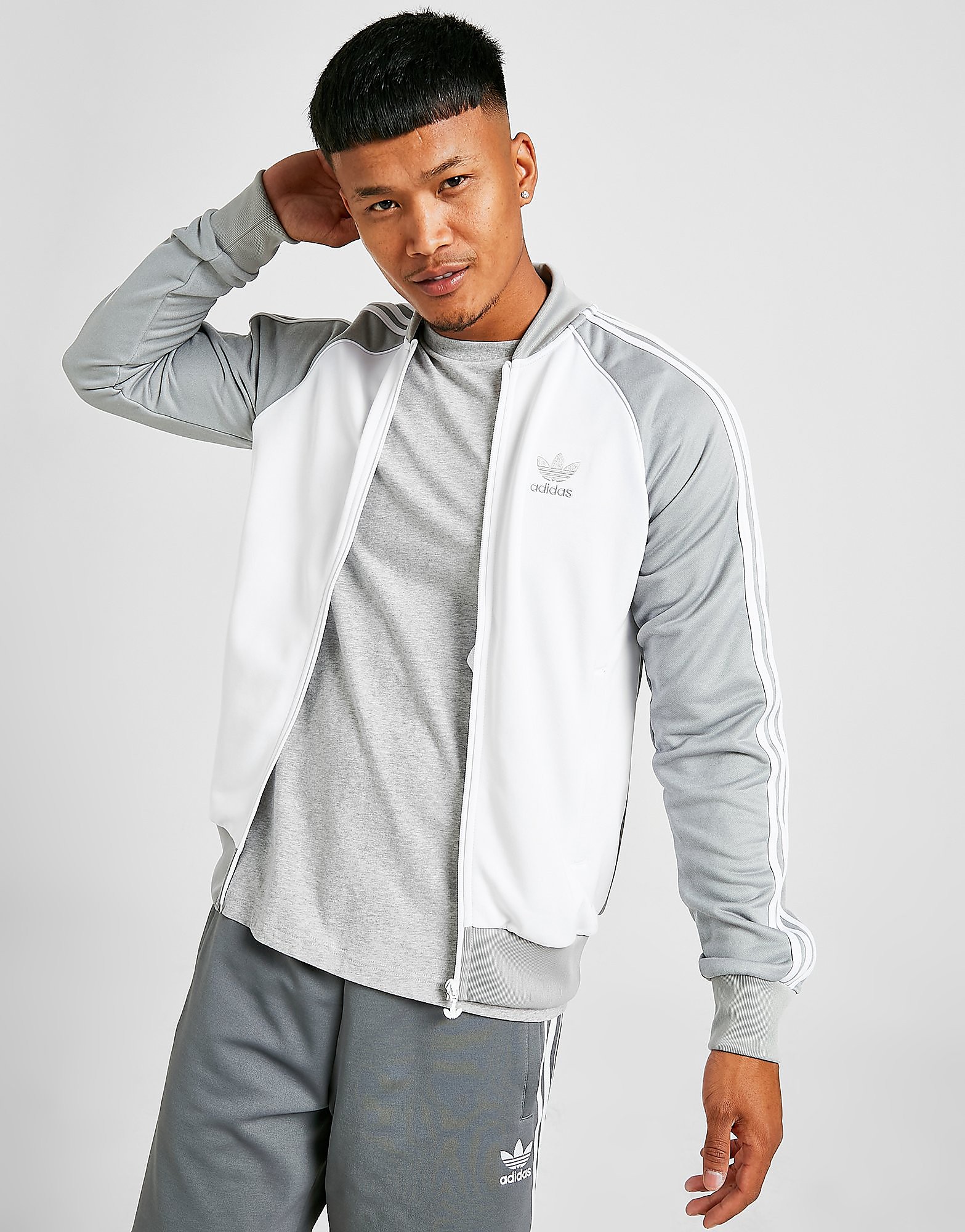 

adidas Originals SS Track Top - Only at JD - Grey - Mens, Grey