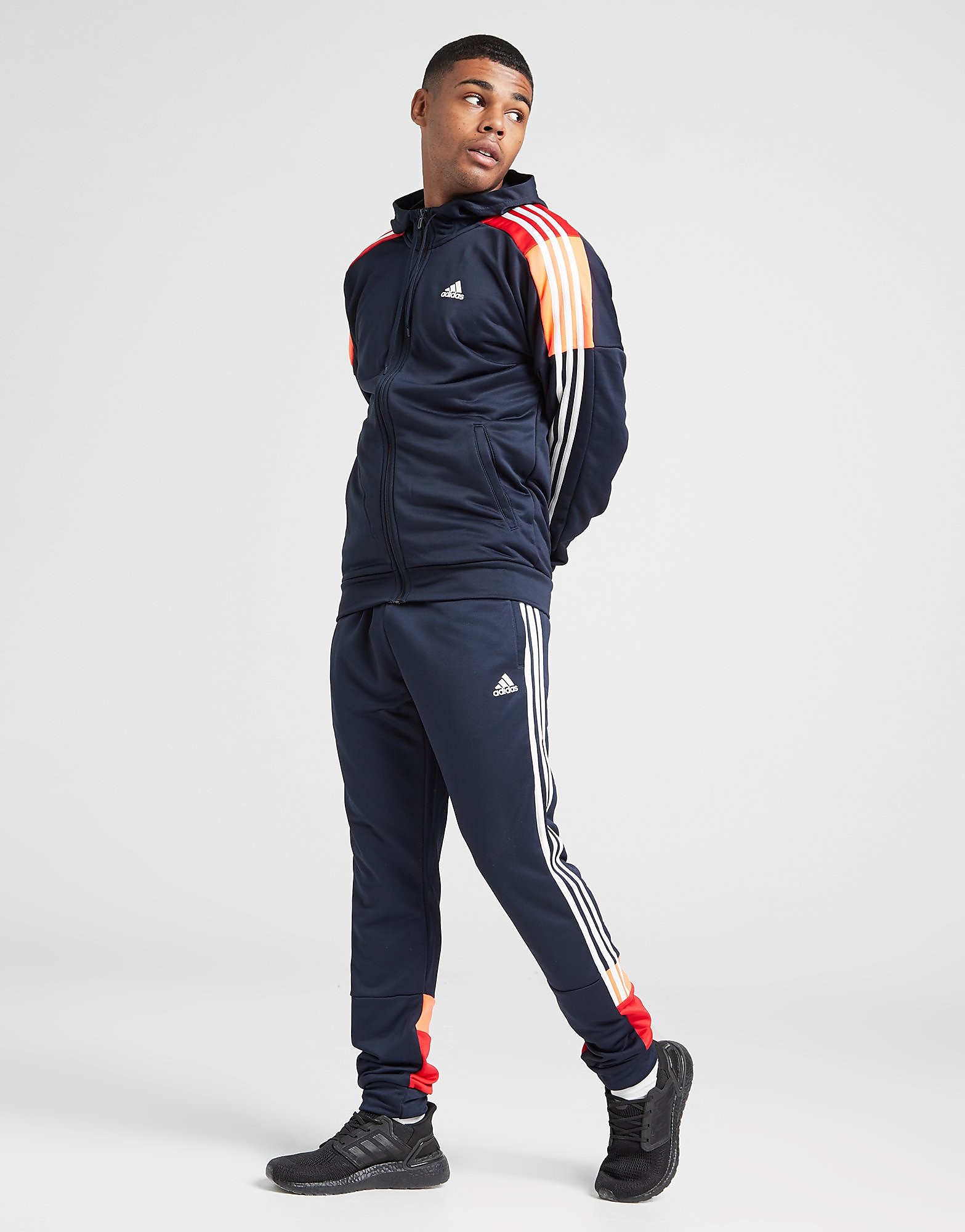 

adidas Game Time Tracksuit Men's - Legend Ink / White, Legend Ink / White