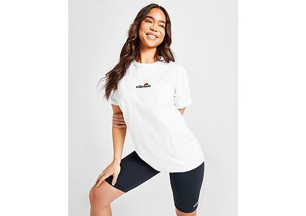 Ellesse T-shirt Small Logo Femme - White, White