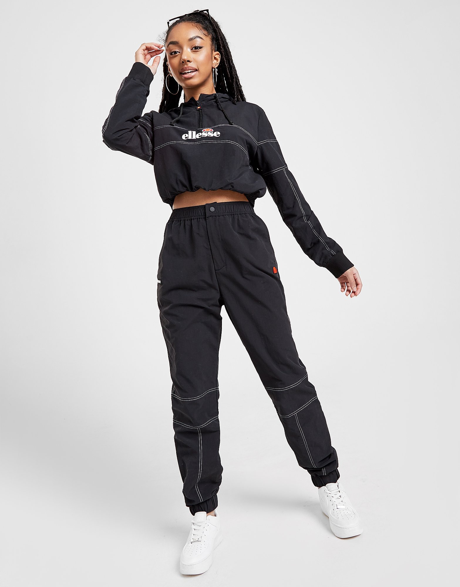 

Ellesse Contrast Woven Track Pants - Only at JD - Black, Black