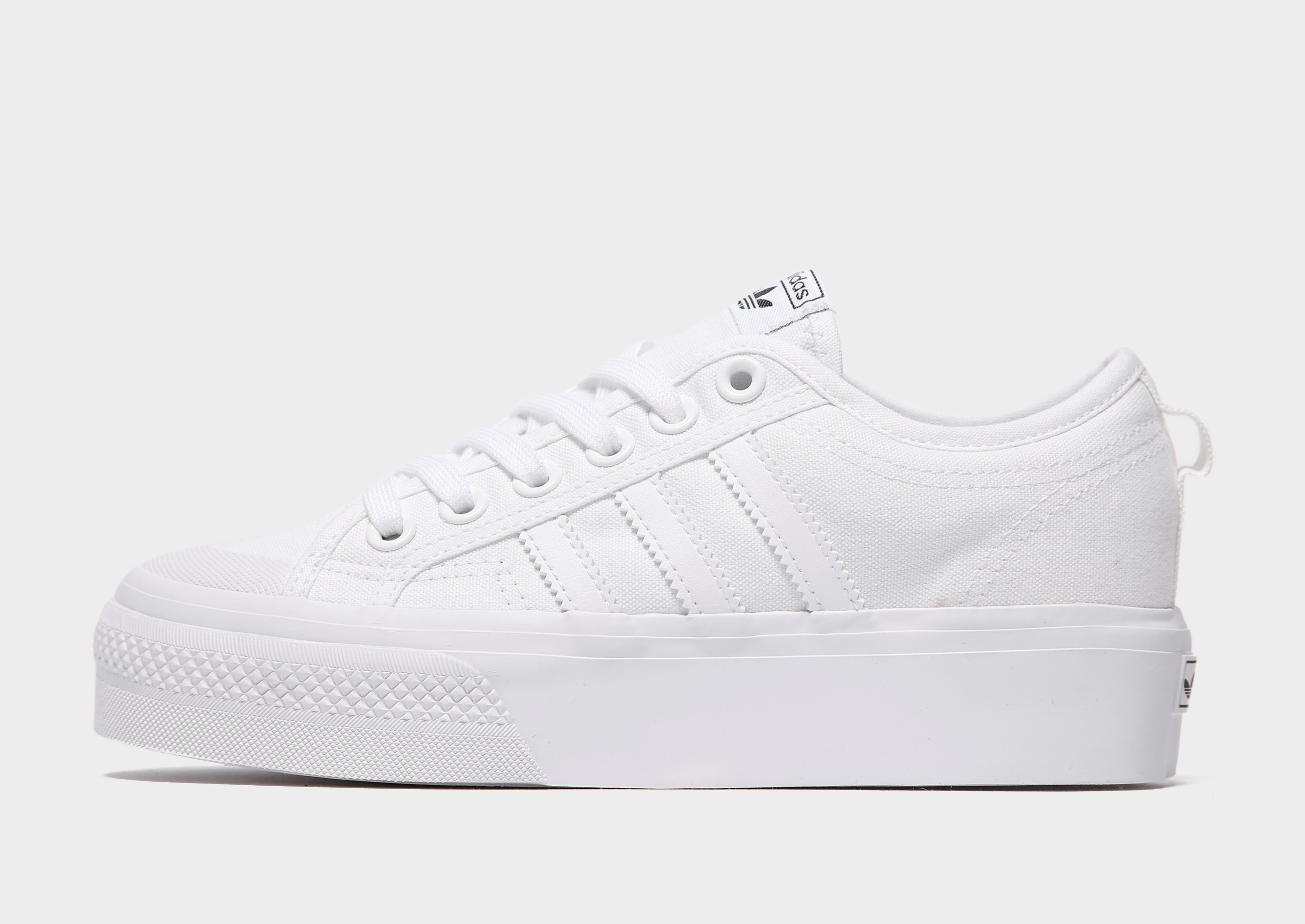 

adidas Originals Nizza Platform Women's - Cloud White / Cloud White / Cloud White, Cloud White / Cloud White / Cloud White