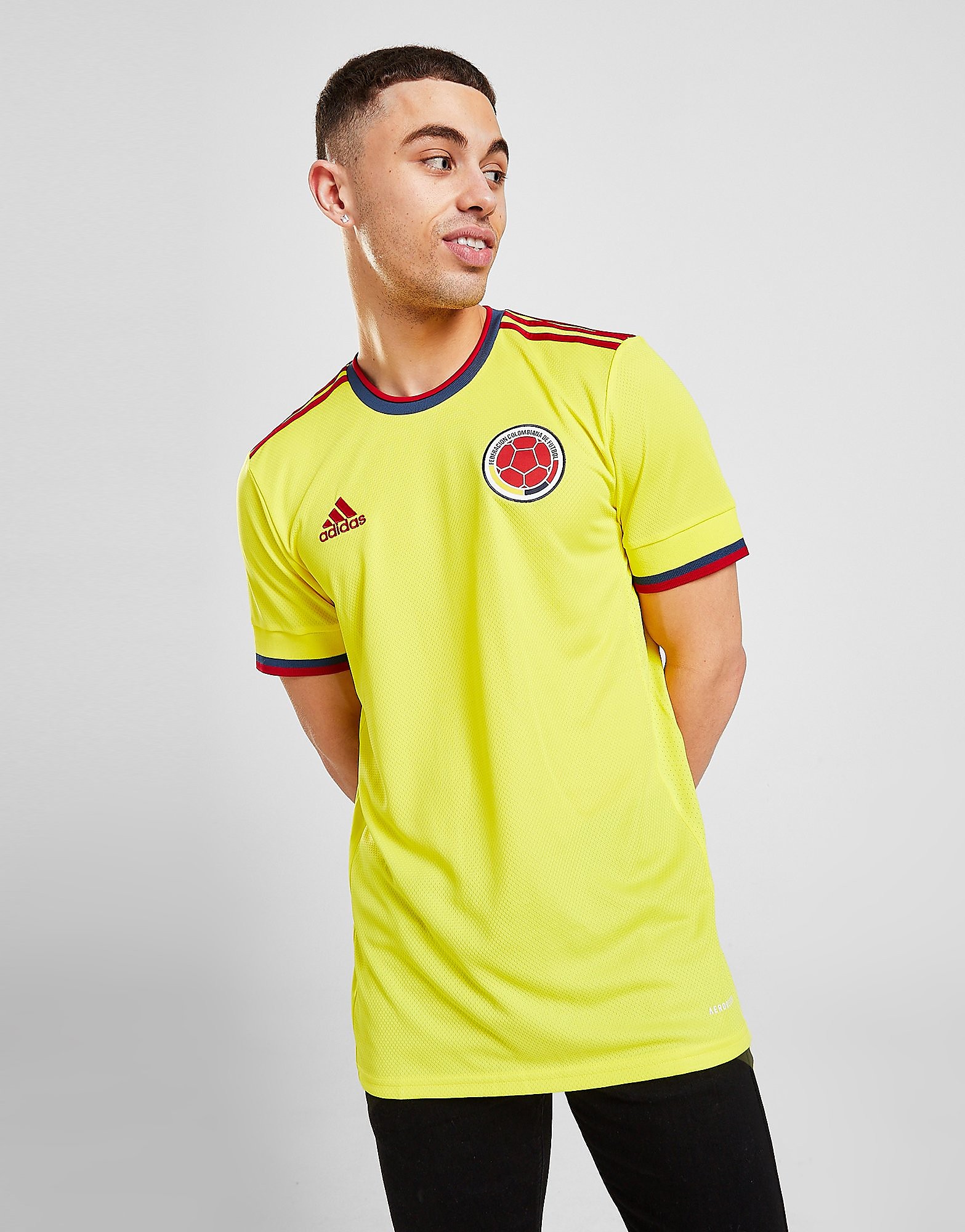 

adidas Colombia 2020/21 Home Shirt - Yellow - Mens, Yellow