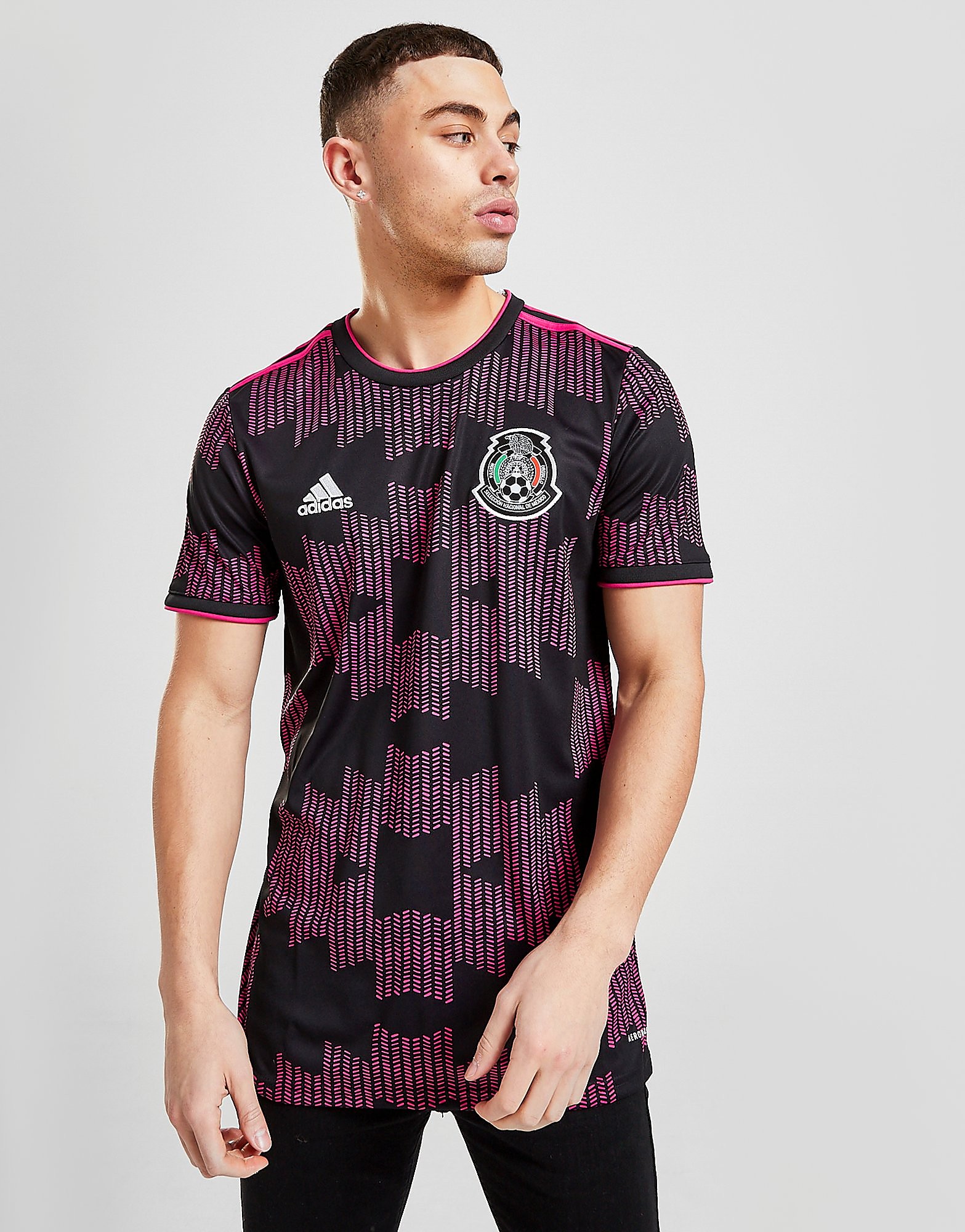 

adidas Mexico 2020/21 Home Shirt - Black - Mens, Black