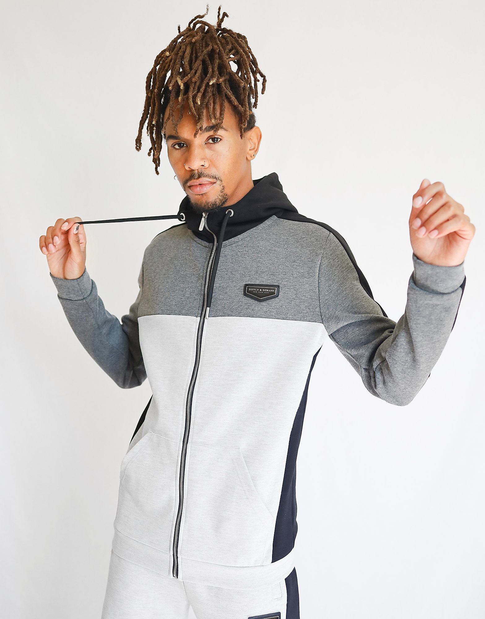 Supply & Demand Sweat à capuche Prosper Homme - Gris, Gris